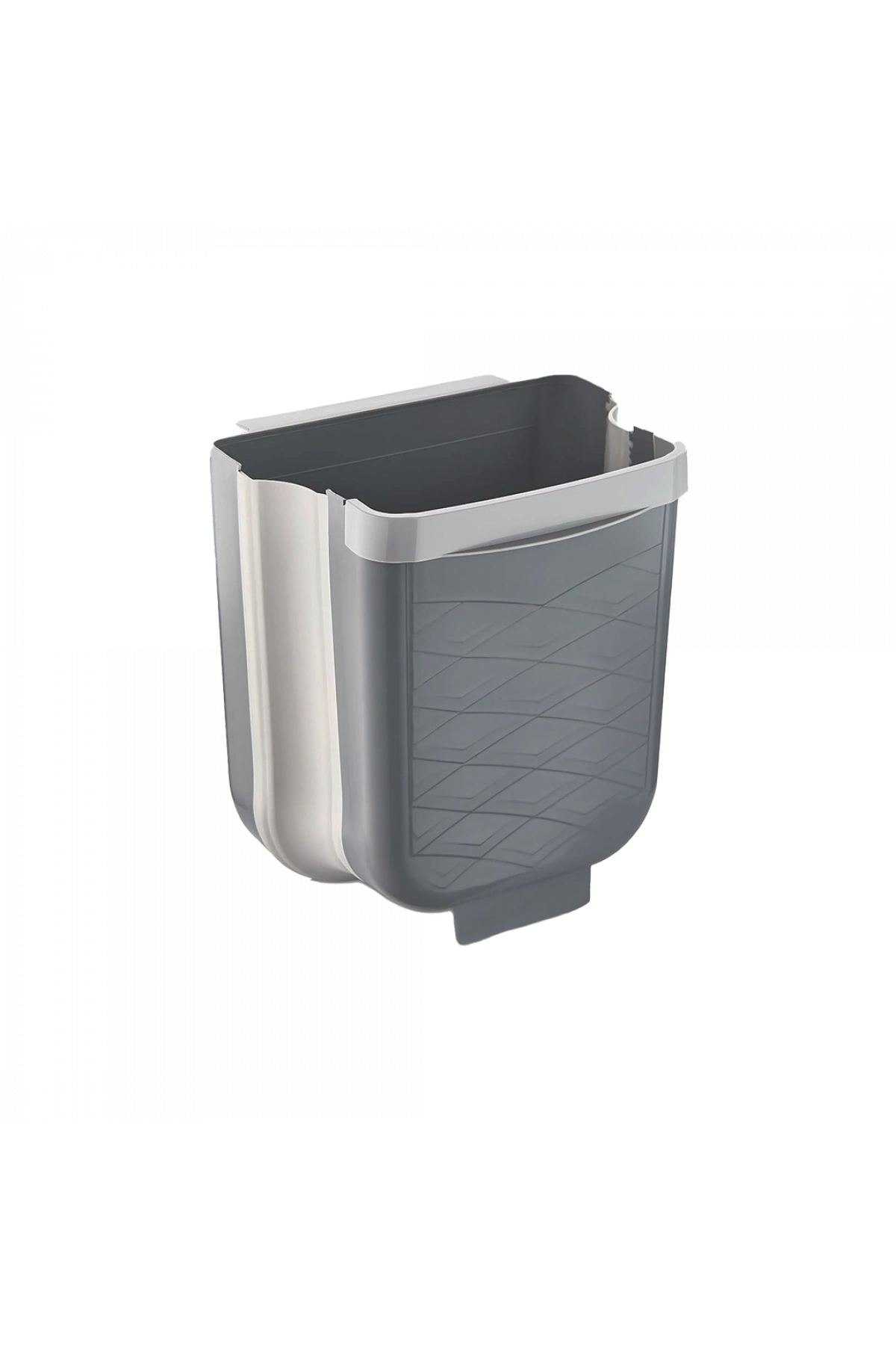 GRİ KATLANABİLİR MUTFAK ÇÖP KOVASI 6LT (5047)