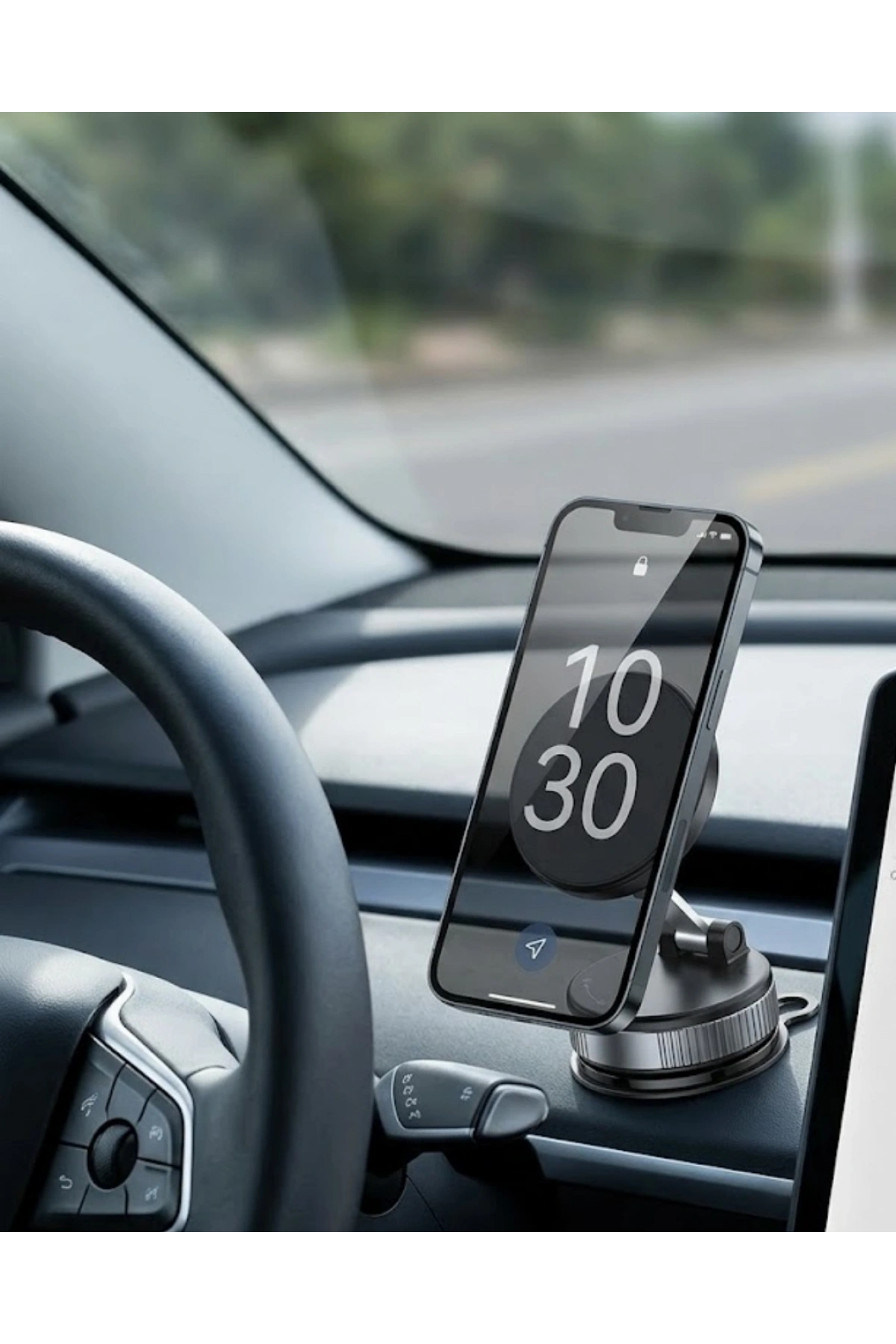 Güçlü Mıknatıslı Araç Telefon Tutucu 360 Derece Döner Stand