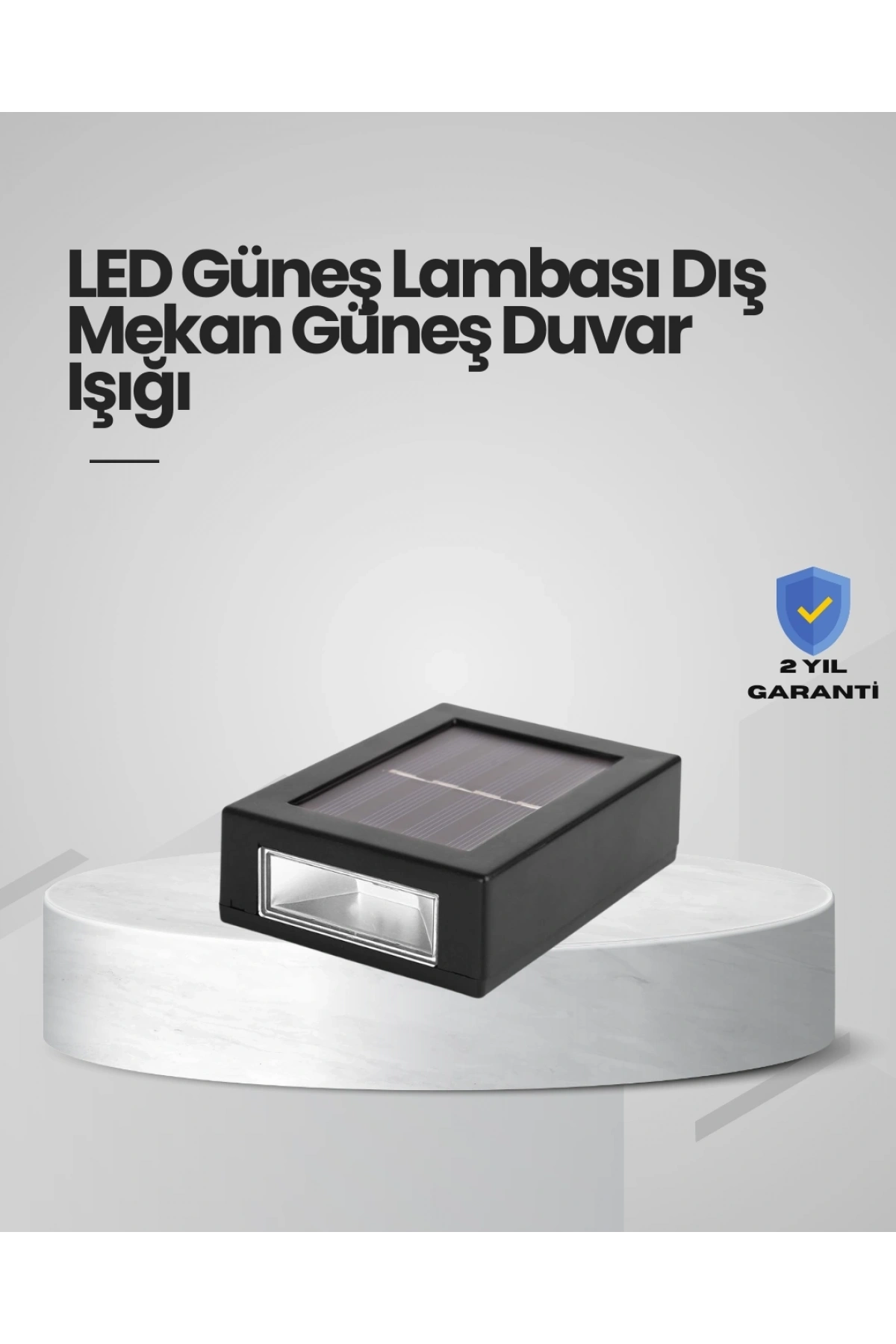 Güneş Enerjili LED Duvar Aydınlatması