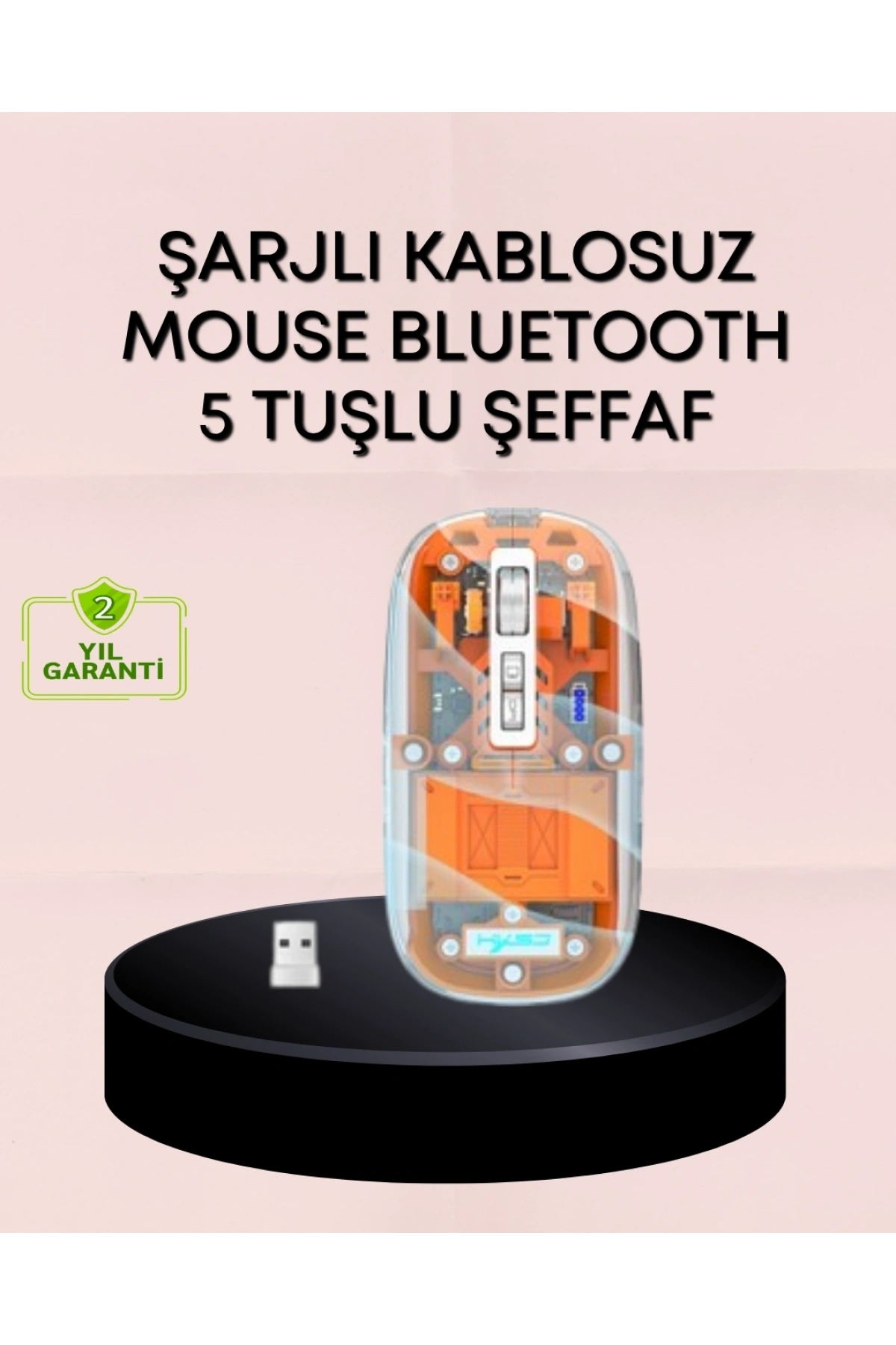 Hafif ve Taşınabilir Fare – 43 Gram, Otomatik Uyku Modlu