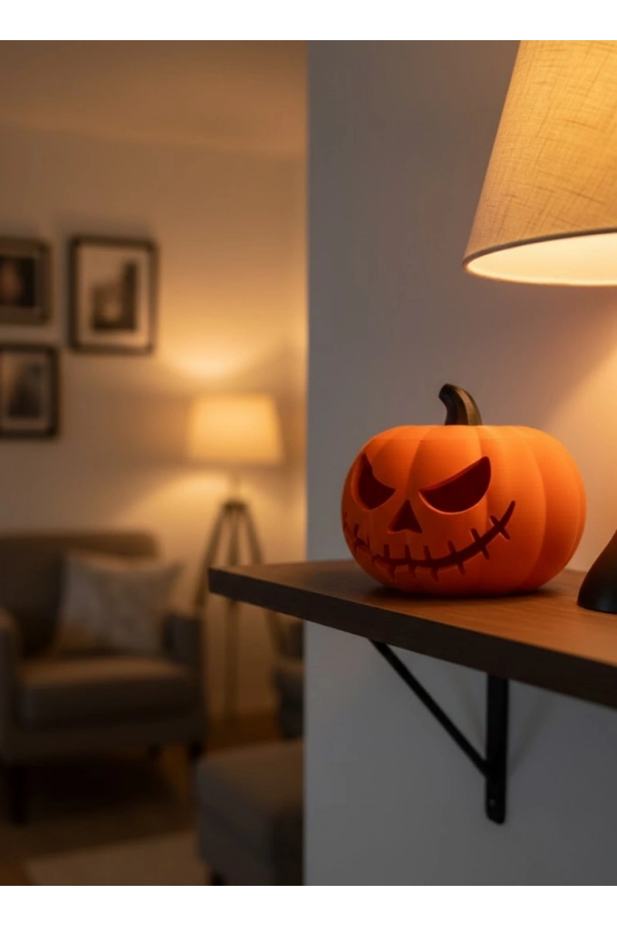 Halloween Balkabağı Dekor 23×15 cm Cadılar Bayramı Biblo Süs Objeleri