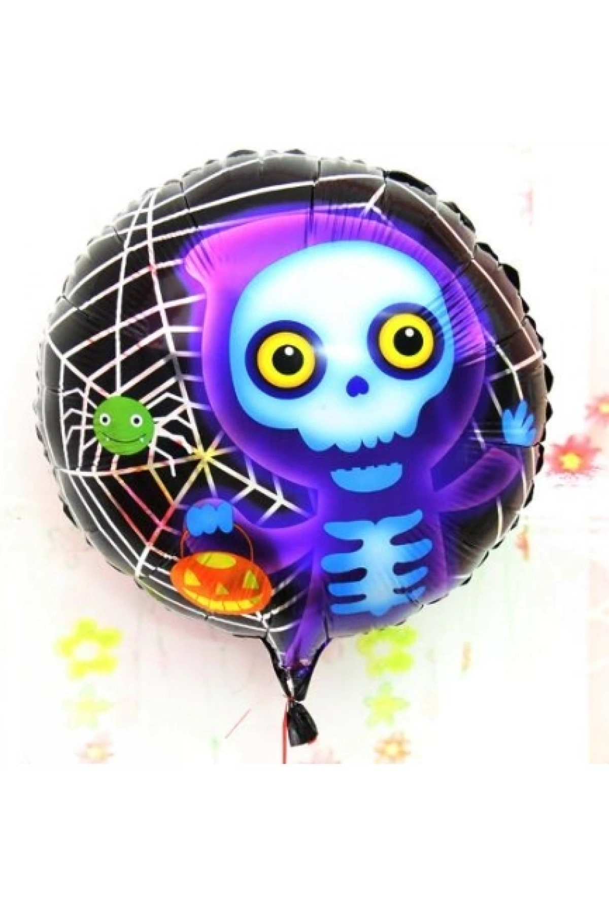 Halloween İskelet Hayalet Folyo Balon 18 inç (5047)