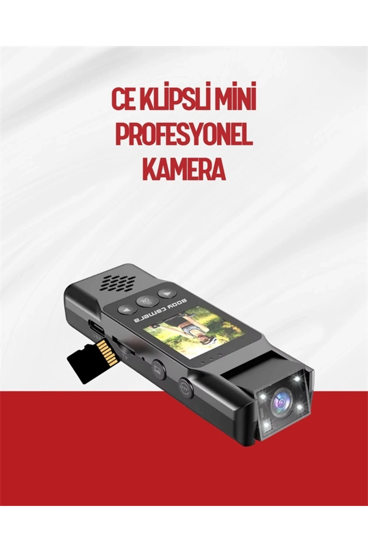 Hareket Algılayıcılı Taşınabilir Mini Kamera – 3MP Fotoğraf, Düşük Güç Tüketimi