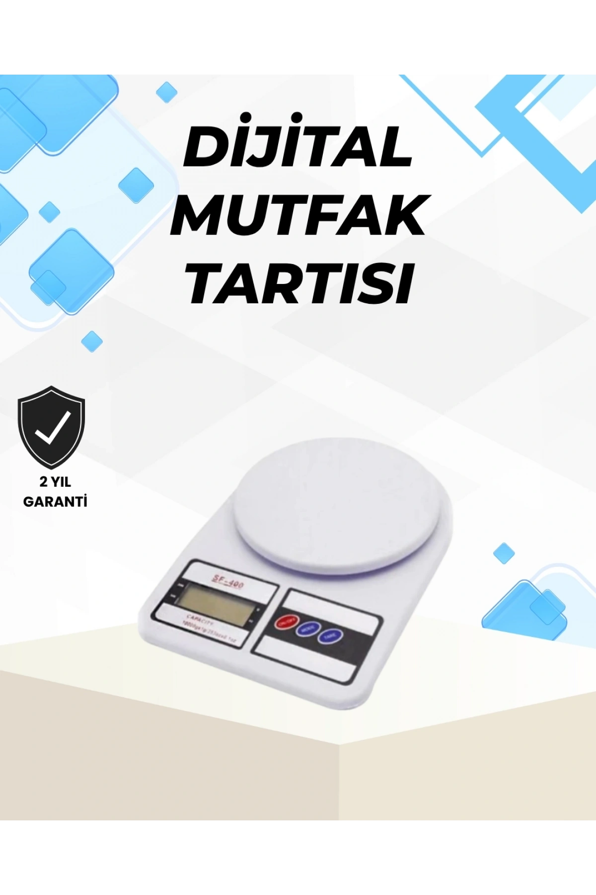 Hassas Tartım İçin Dijital Mutfak Terazisi – 10kg / 1g
