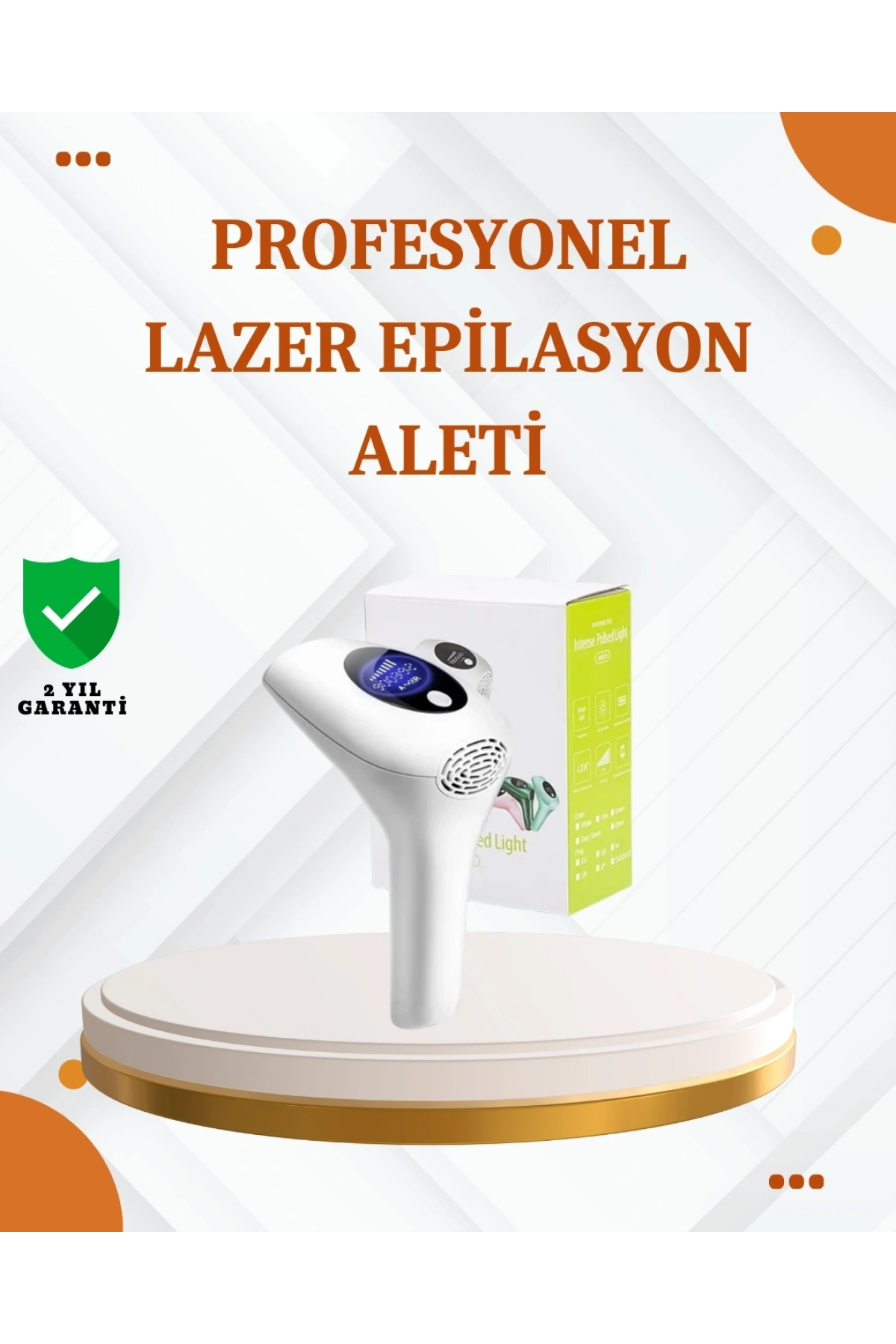 Hasuba IPL Lazer Epilasyon Cihazı HS-262 Ev Tipi Kullanım İçin