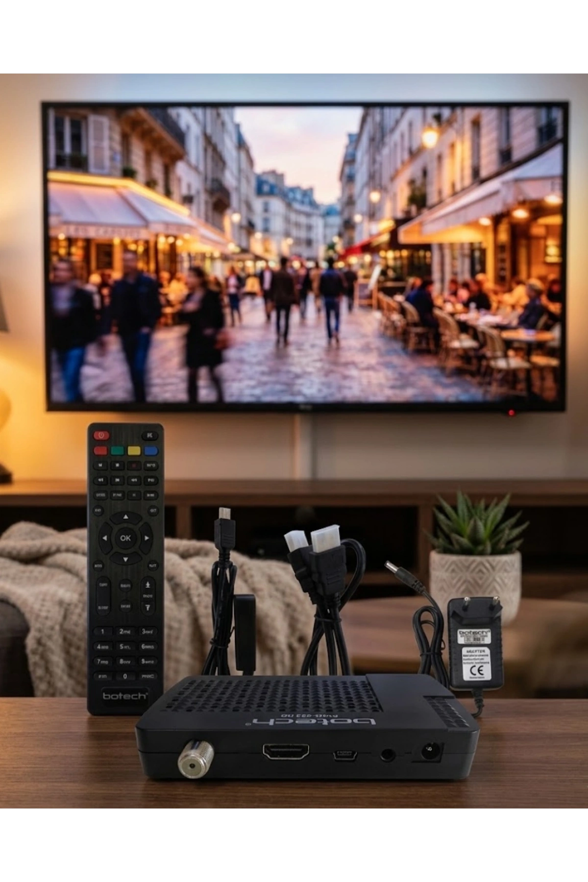HD Uydu Receiver USB Medya Oynatıcı Özellikli Çok Dilli Menü Destekli
