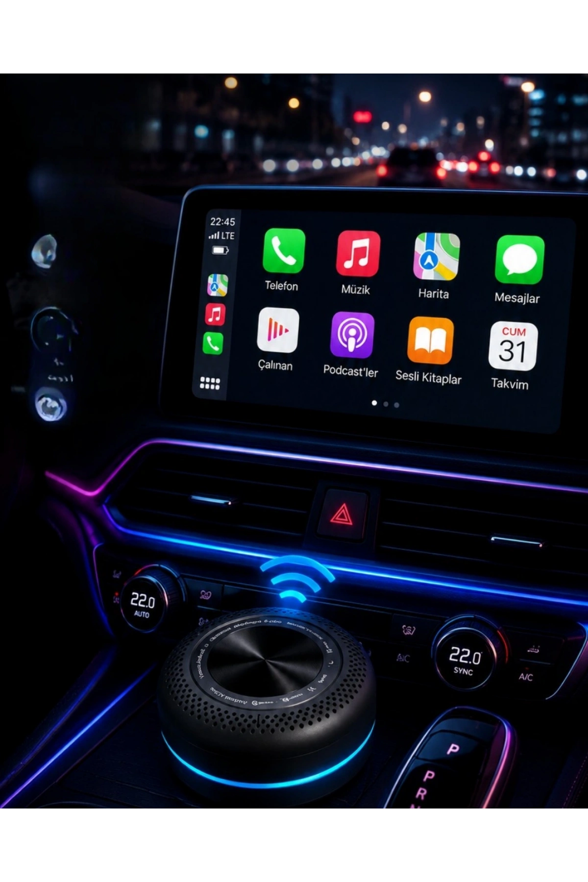 HDMI Çıkışlı CarPlay Box Akıllı TV Dönüştürücü 4GB 64GB Android Sistem