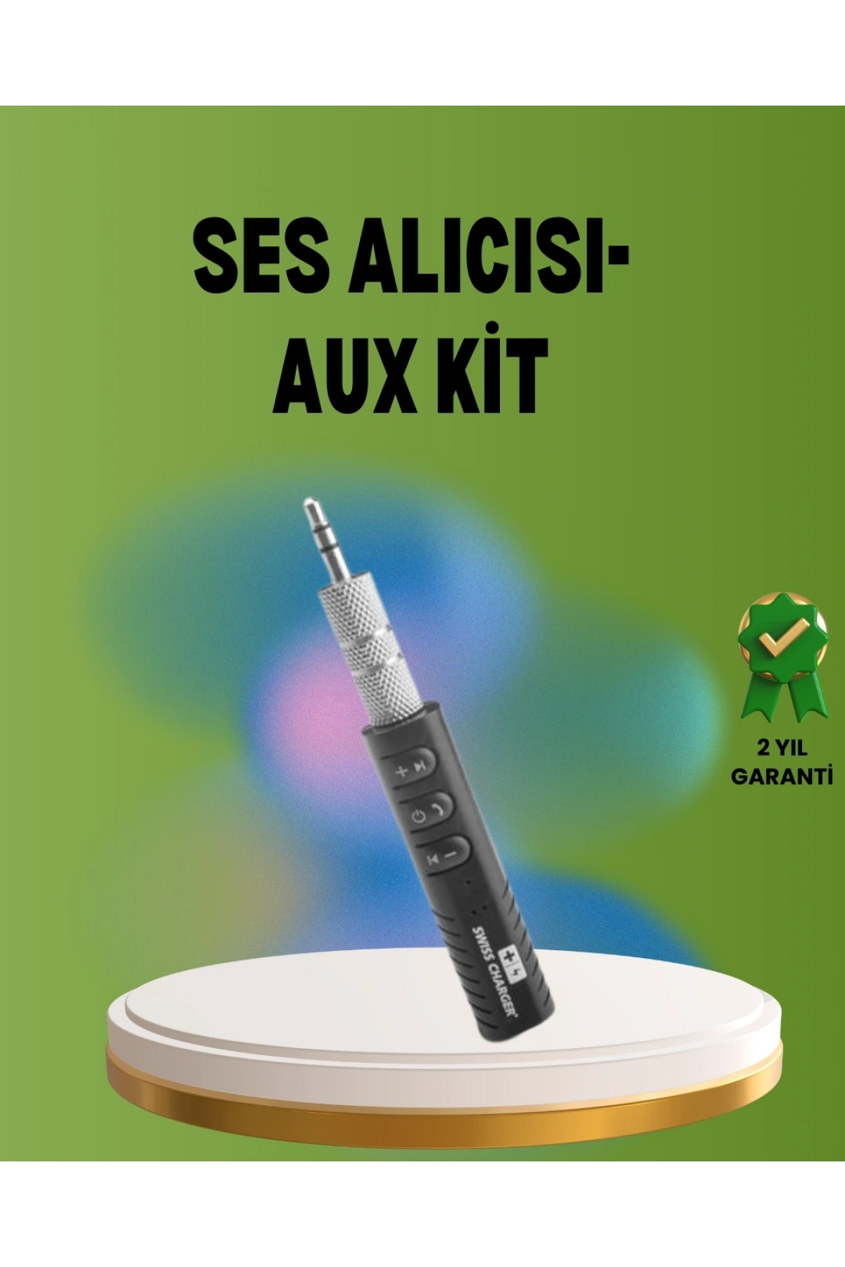 Hızlı Şarjlı Bluetooth Ses Alıcısı – Ev, Araç ve Ofis İçin