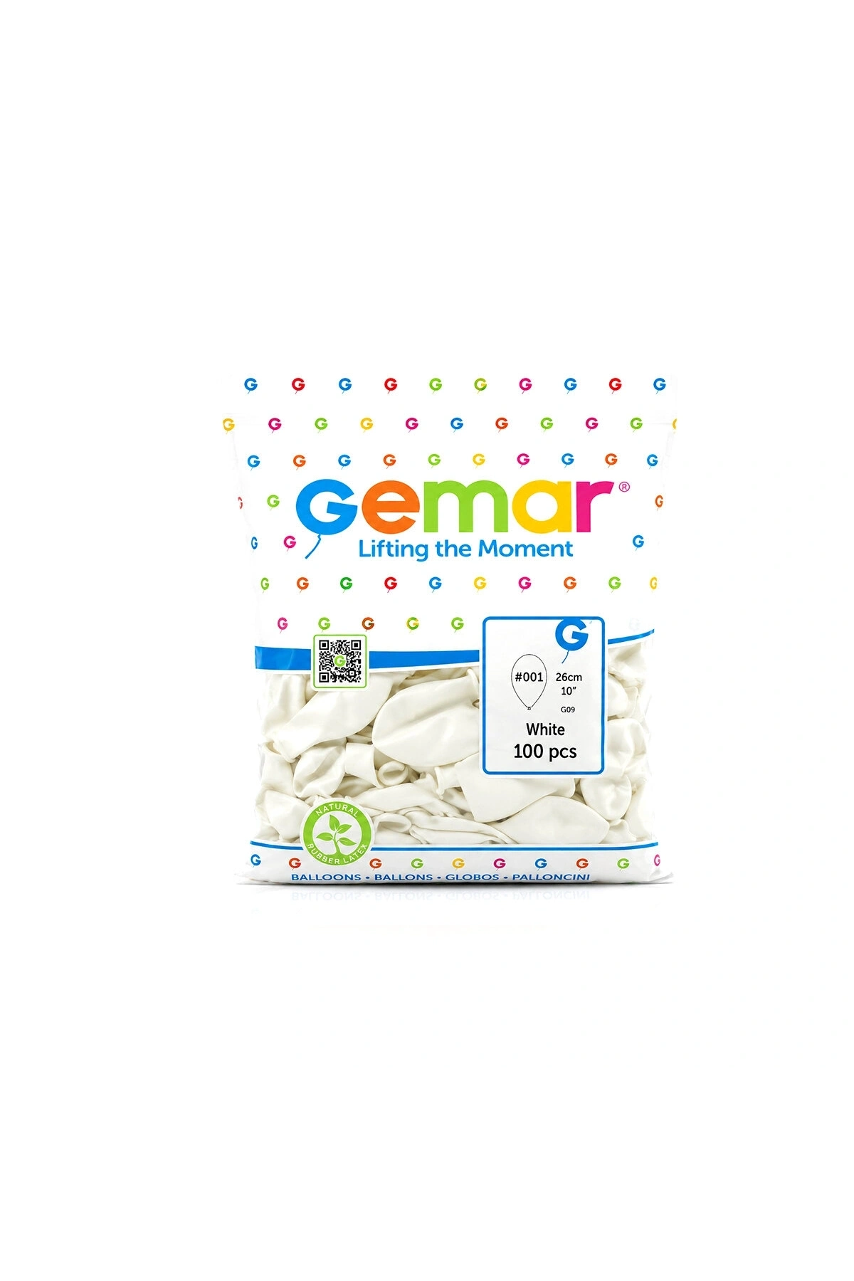 İÇ MEKAN - BEYAZ BALON 10 INC - 26CM - 100PCS (5047)