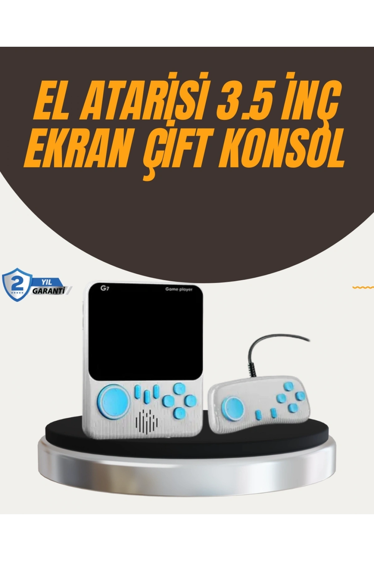 İki Kişilik Oyun Deneyimi Sunan Taşınabilir Retro Konsol