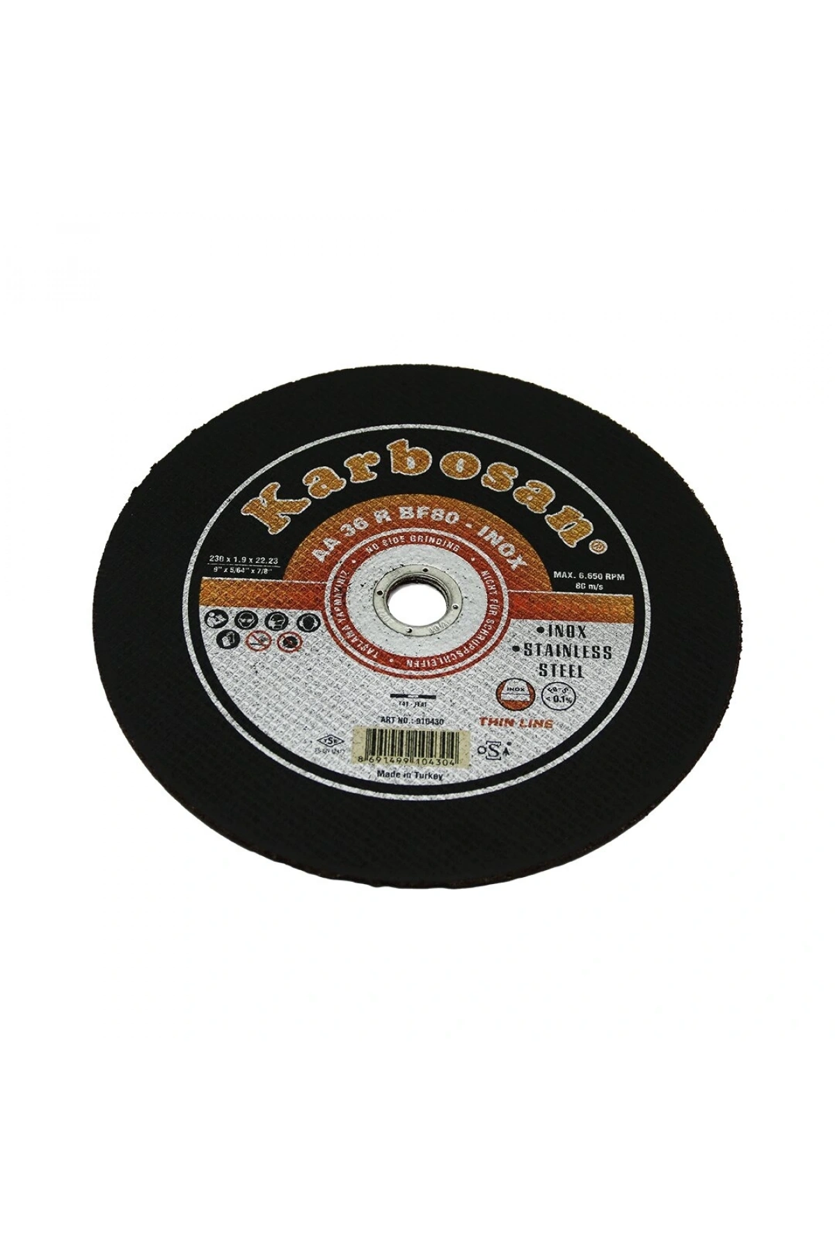 İNOX METAL KESİCİ DİSK 230MMX1.92X22 (5047)