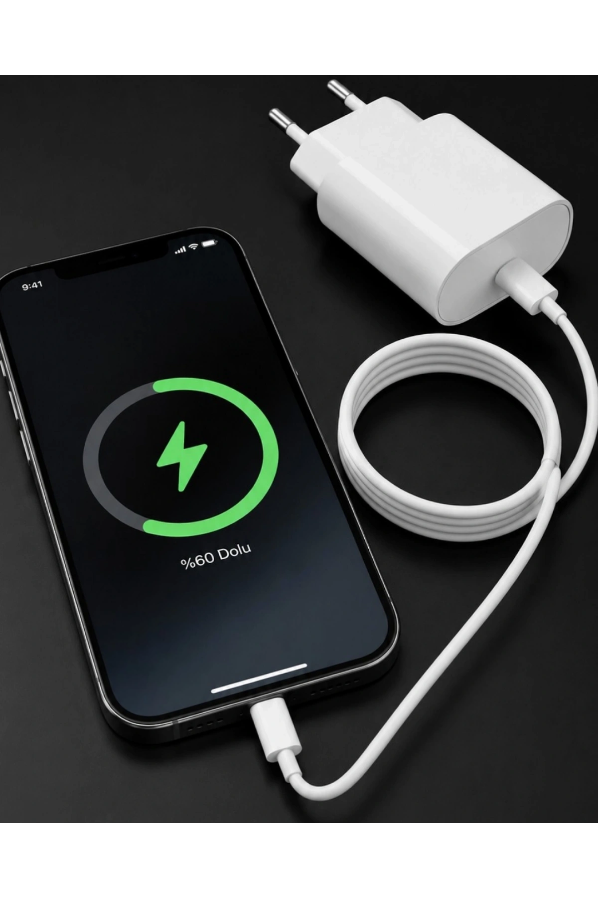 iPhone 14 13 12 Mini 11 XR XS X 20W Hızlı Şarj Adaptörü