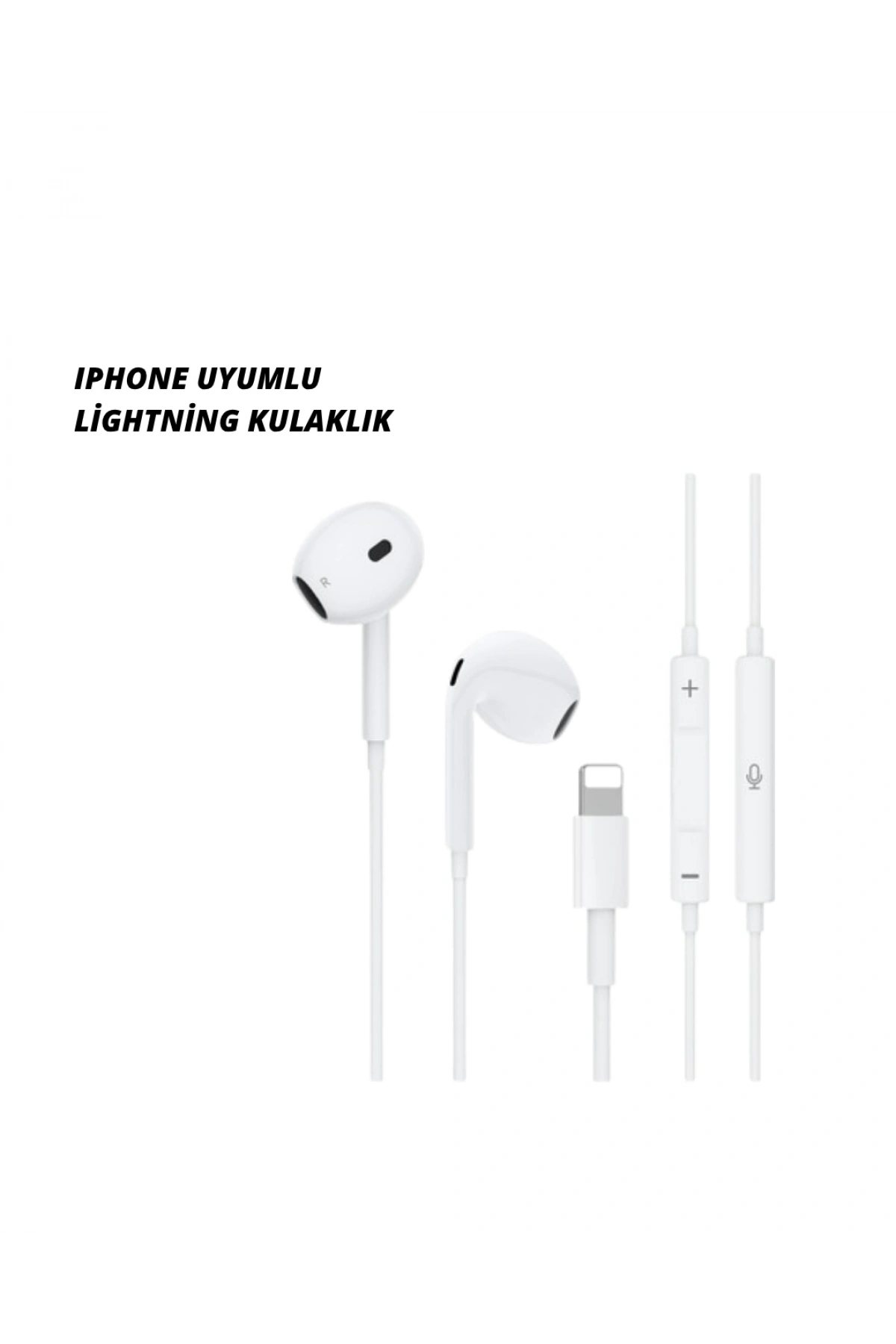 iPhone 14 ve altındaki modellerle uyumlu Kablolu kulaklık