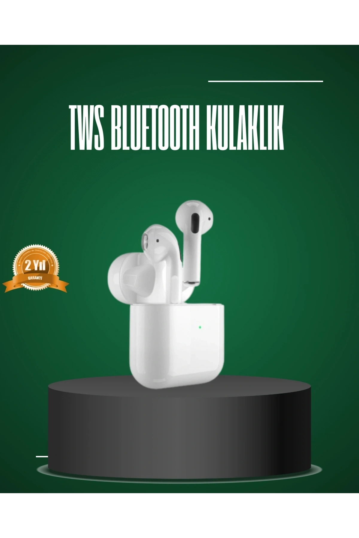 iPhone Pro ve Pro Max Uyumlu TWS Bluetooth Kulaklık Gürültü Engelleyici