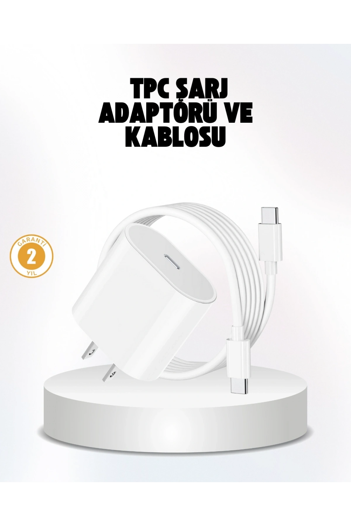 iPhone ve iPad Uyumlu 20W Güvenli USB-C Hızlı Şarj Adaptörü
