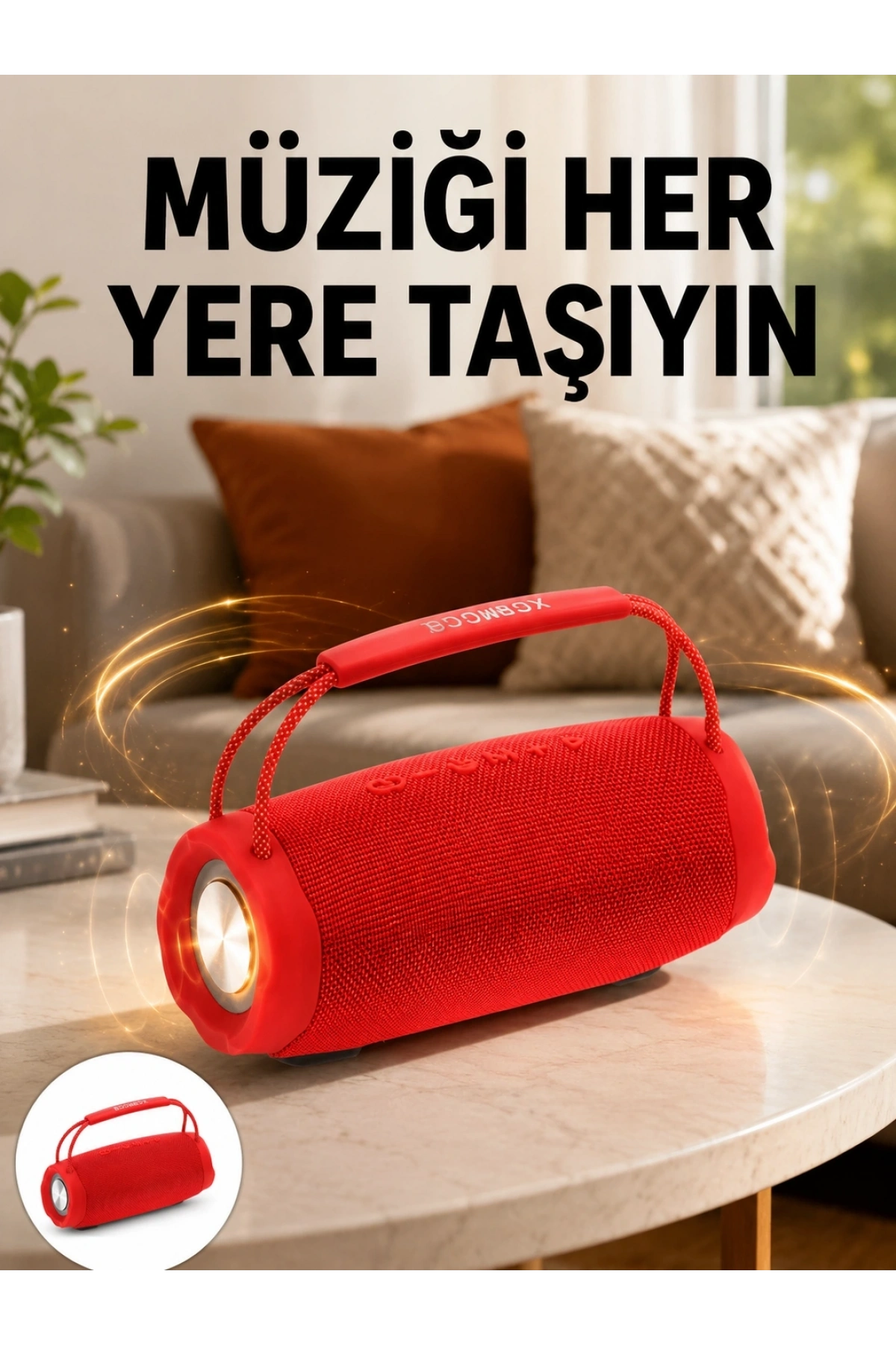 IPX6 Su Geçirmez Bluetooth 5.1 Taşınabilir Hoparlör Çift 10W Yeni Nesil