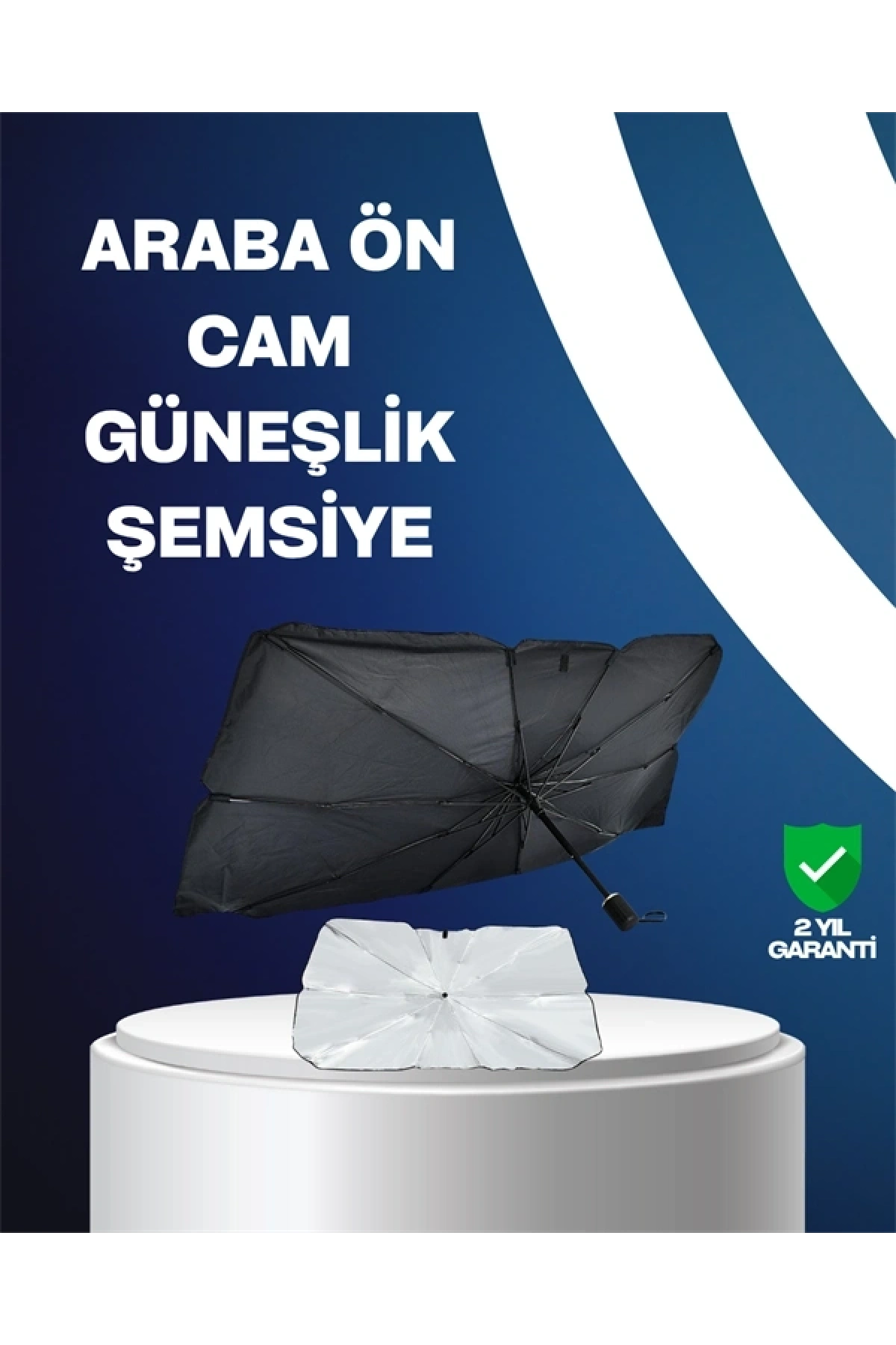 Isı ve UV Engelleyici Güneşlik – 360° Bükülebilir Şemsiye Sapı ile Konfor