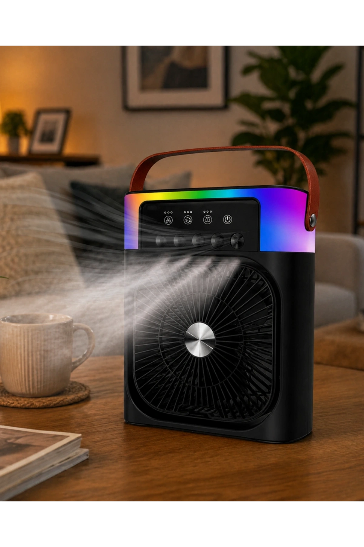 IŞIKLI FAN 5005 SİYAH