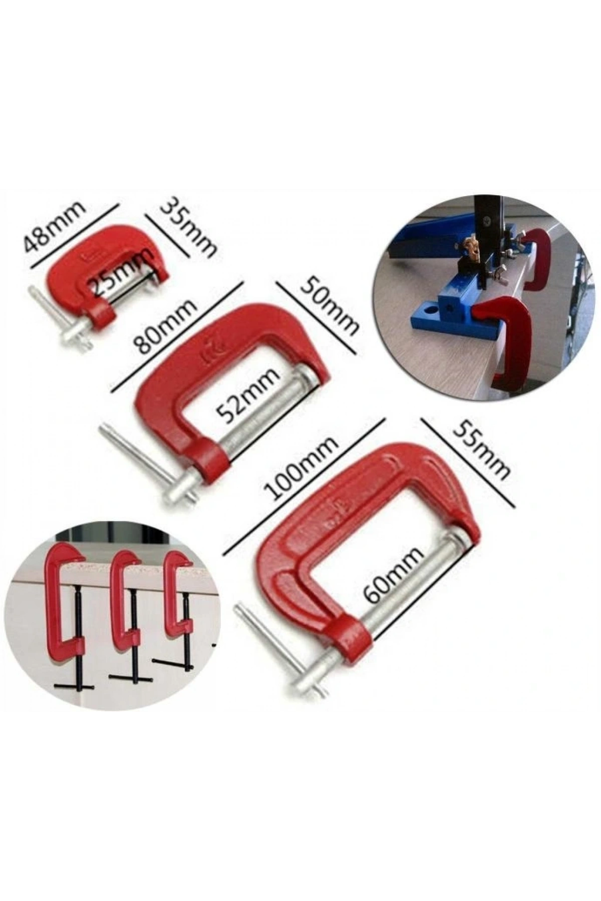 İşkence Seti G Tipi 3lü - Mengene Seti (5047)