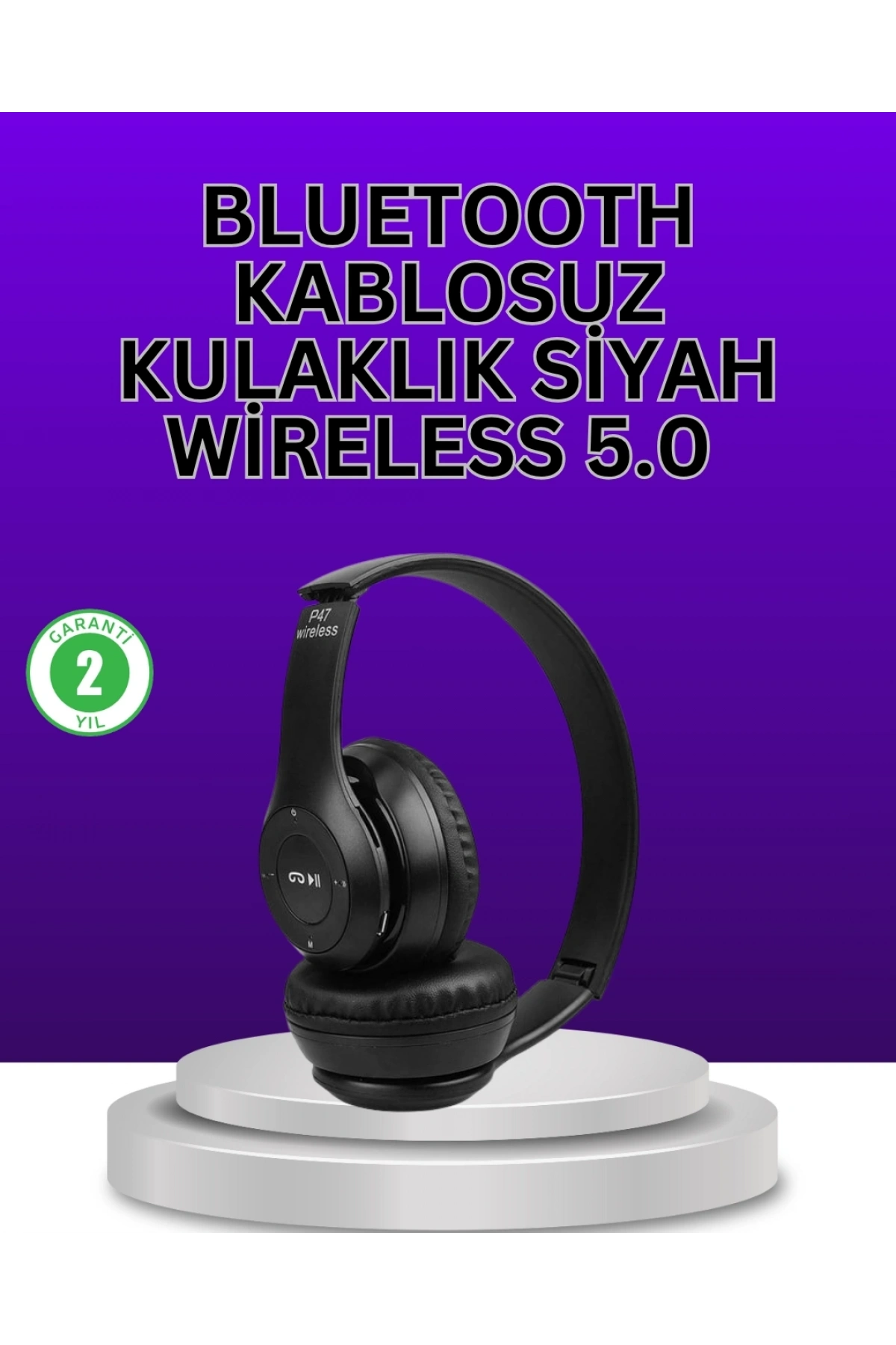 Kablolu & Kablosuz Kullanım Seçeneği Sunan Stereo Bluetooth Kulaklık