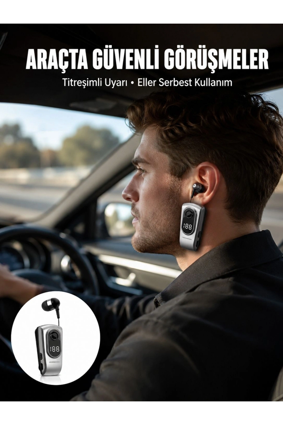 Kablosuz Bluetooth 5.2 Kulaklık – Titreşimli Uyarı ve Uzun Pil Ömrü Yeni Nesil