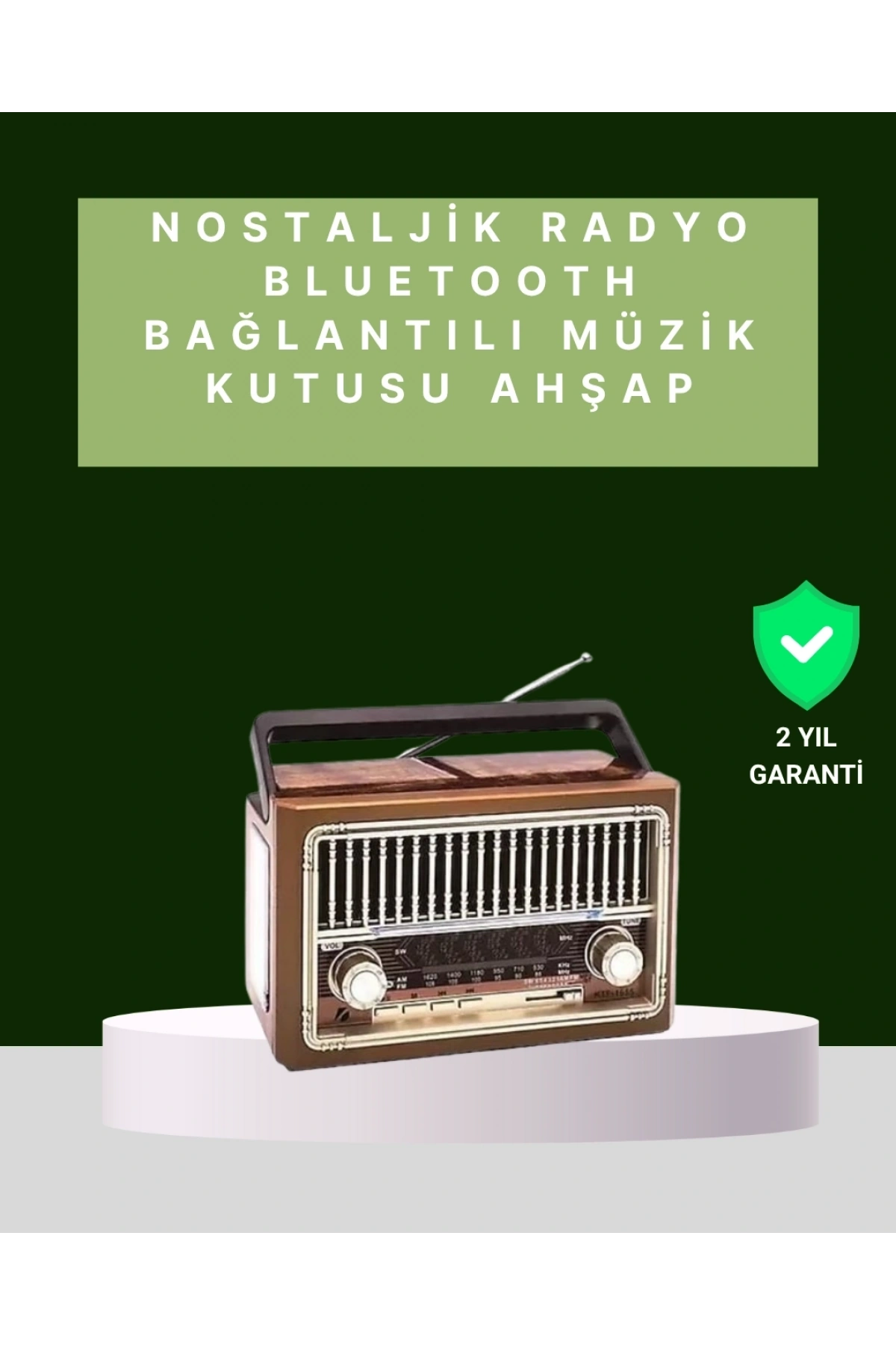 Kablosuz Bluetooth Hoparlör ve FM Radyo
