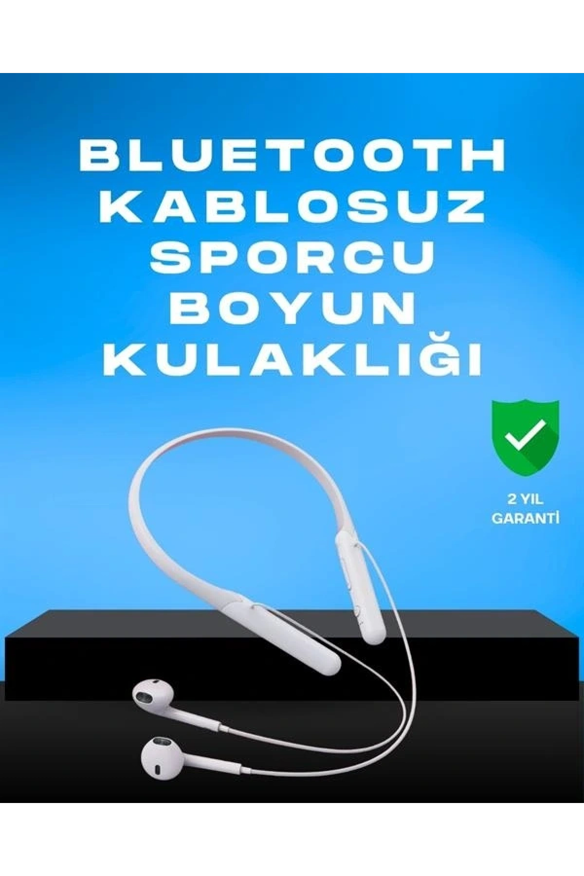 Kablosuz Bluetooth Kulaklık – Boyun Askılı, 100 Saat Pil Ömrü