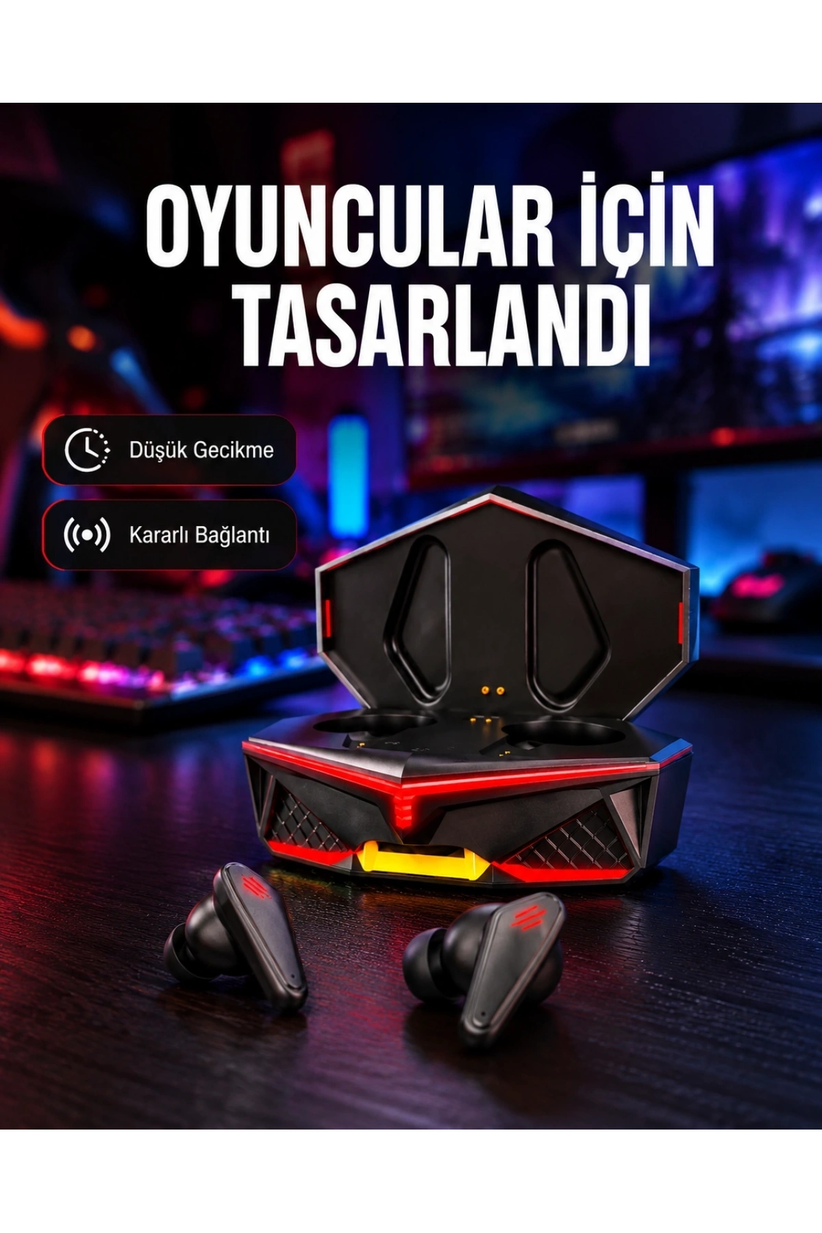 Kablosuz Bluetooth  Kulaklık Suya Dayanıklı Yeni Nesil