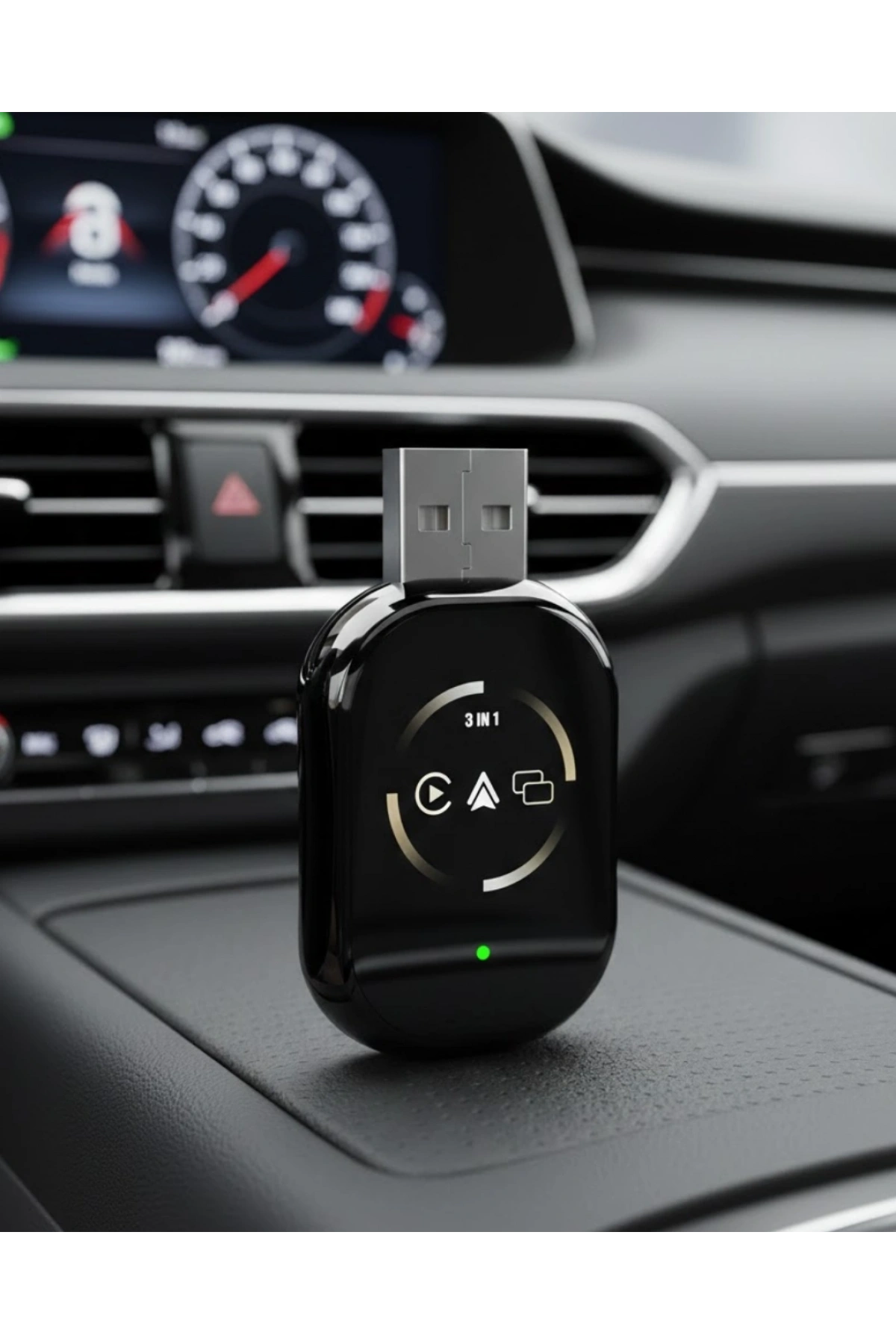 Kablosuz CarPlay Android Auto Adaptörü Otomatik Eşleşme