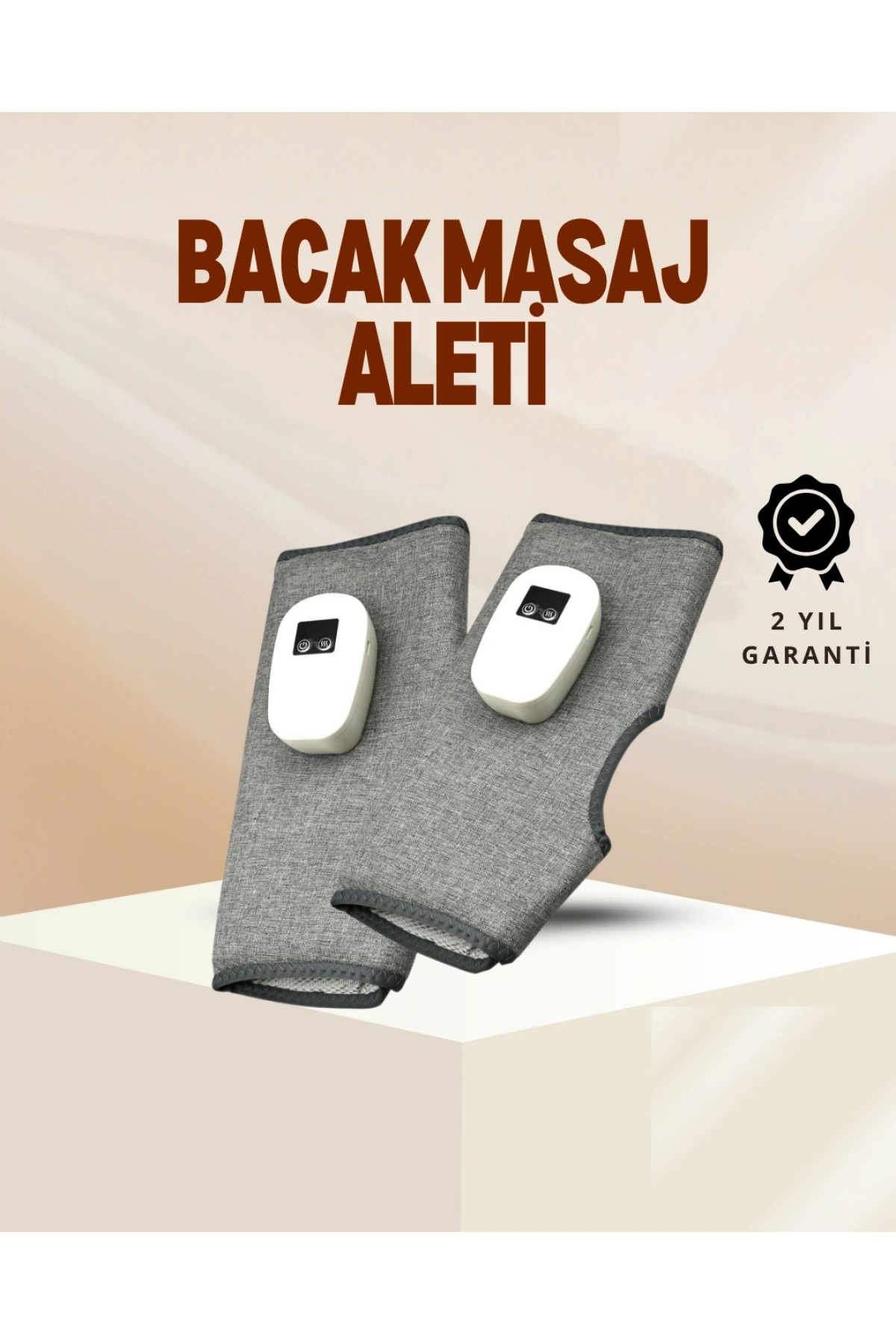 Kablosuz Isıtmalı Baldır Masaj Aleti – 3 Hava Basınçlı, Titreşimli ve Sıcak Kompres Fonksiyonlu