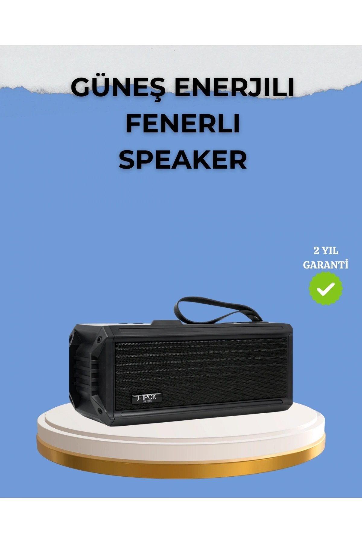 Kablosuz J-IPOX P520 Bluetooth Hoparlör Uzun Pil Ömrü ve Mikrofon