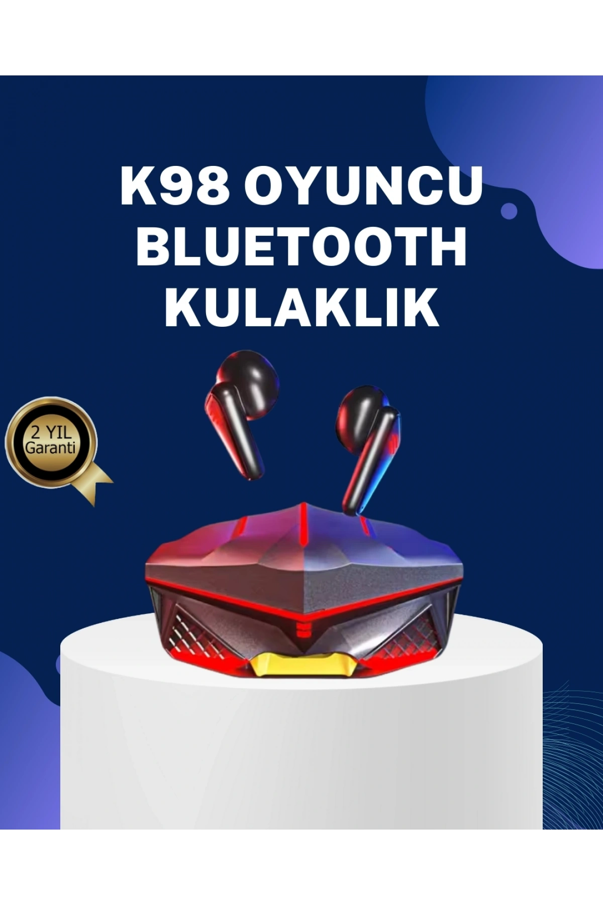 Kablosuz  Kulaklık Gürültü Önleyici Mikrofonlu