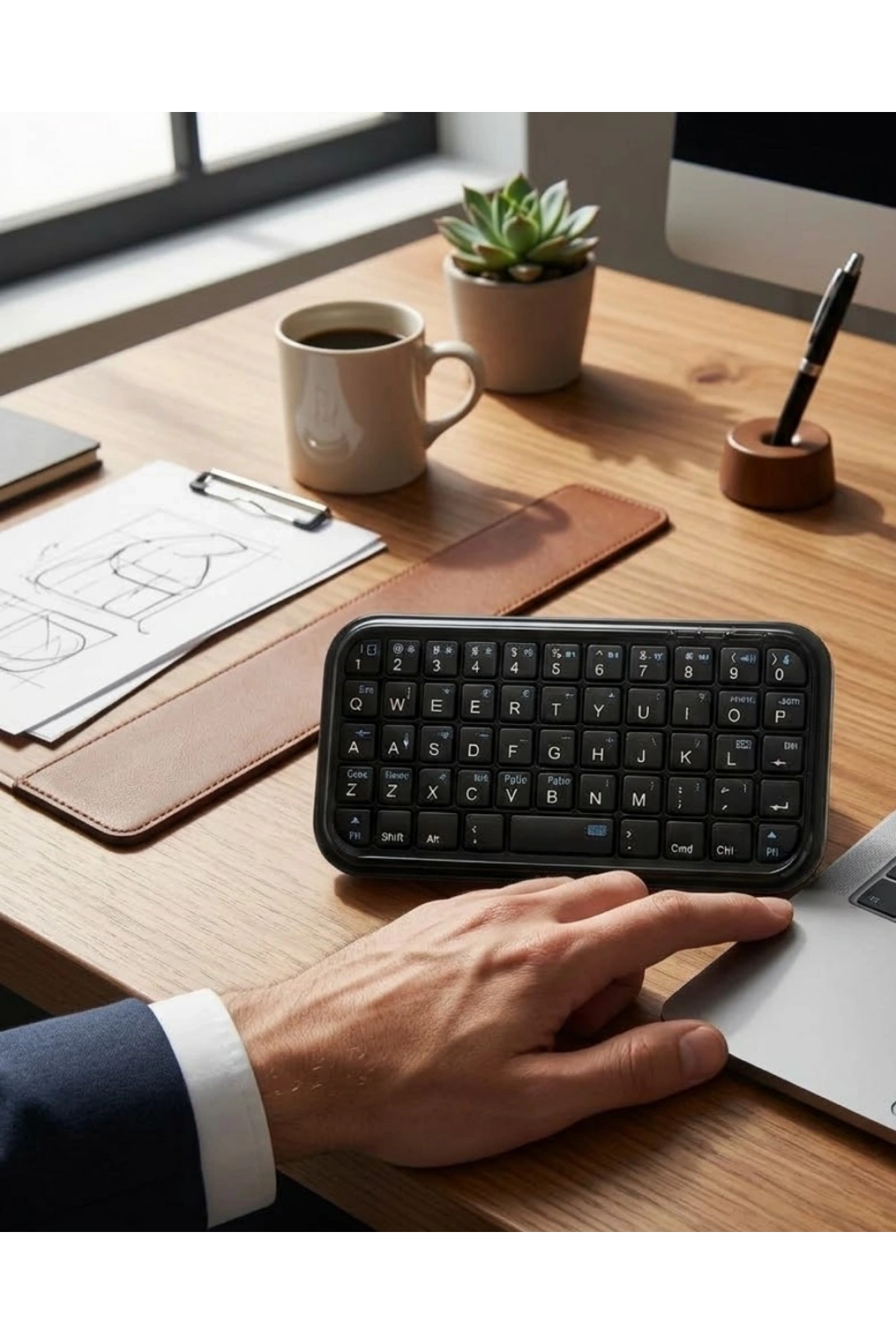 Kablosuz Mini Bluetooth Klavye Telefon Tablet PC Uyumlu