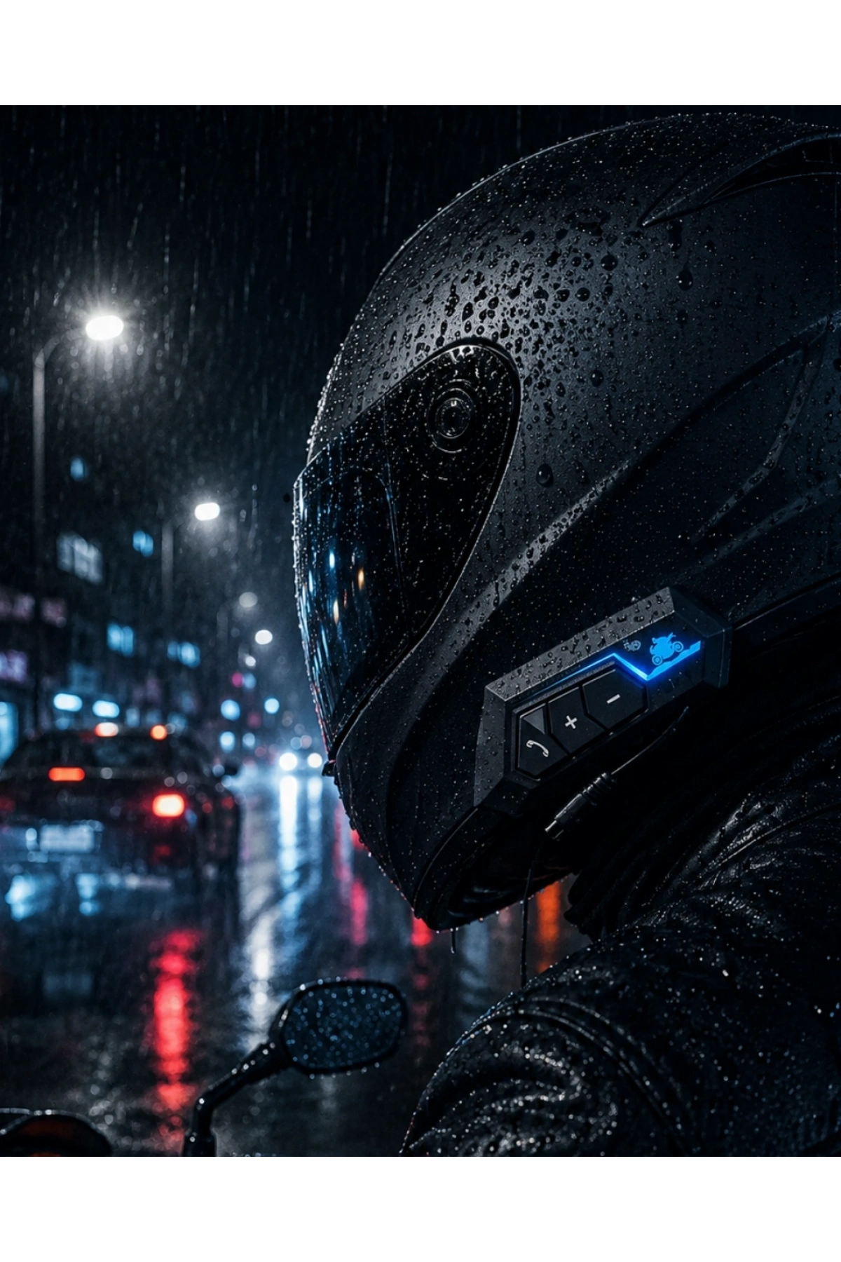 Kablosuz Motosiklet Kask Kulaklığı Bluetooth Mikrofonlu Sürüş Sistemi