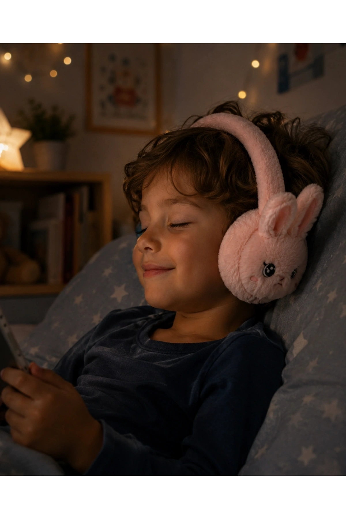 Kablosuz Peluş Bluetooth Kulaklık Mikrofonlu TF Kart Destekli Tasarım