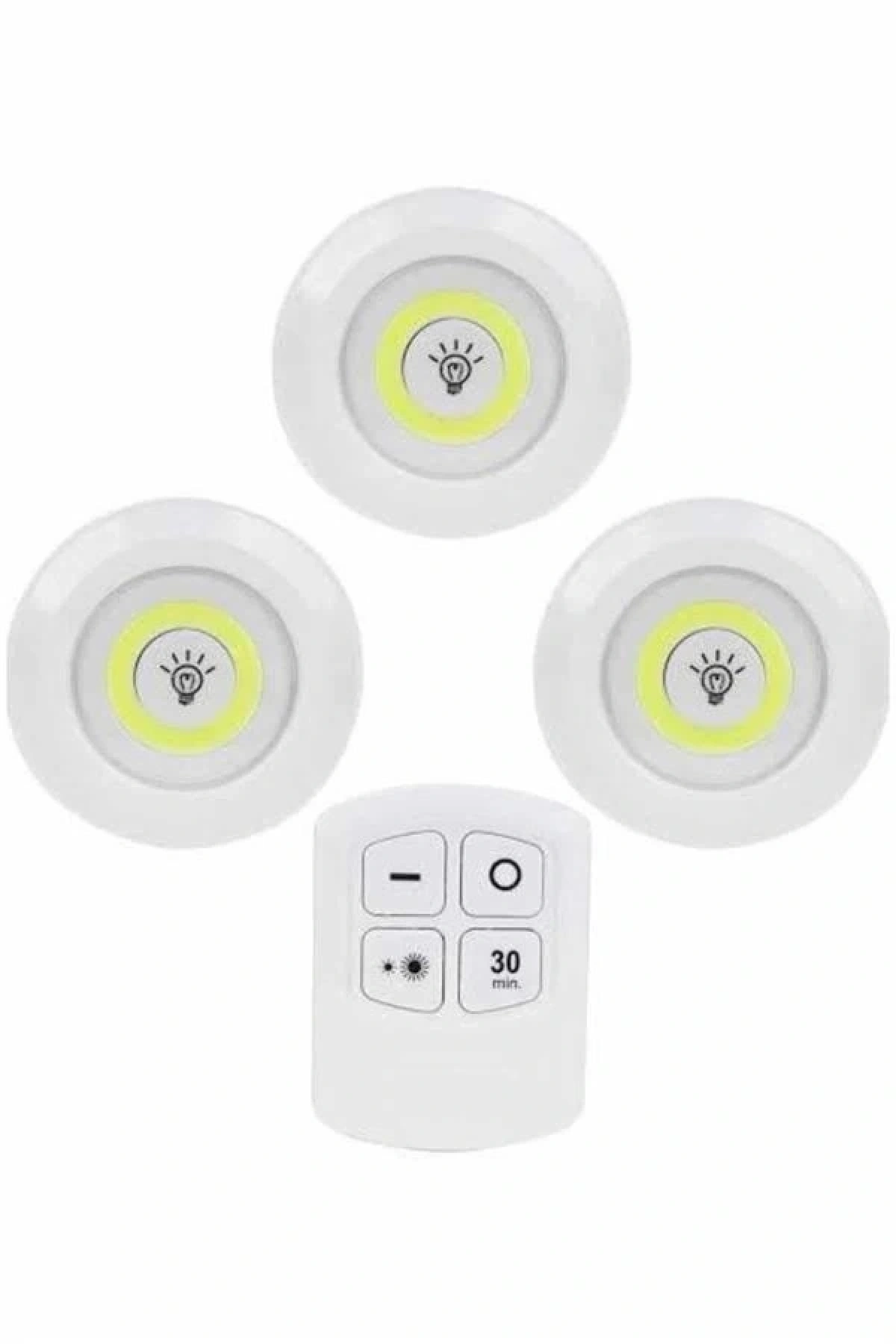 Kablosuz Pilli Işıldak  Masa Lambası Mutfak Tezgah Altı Banyo Dolabı Dolap İçi