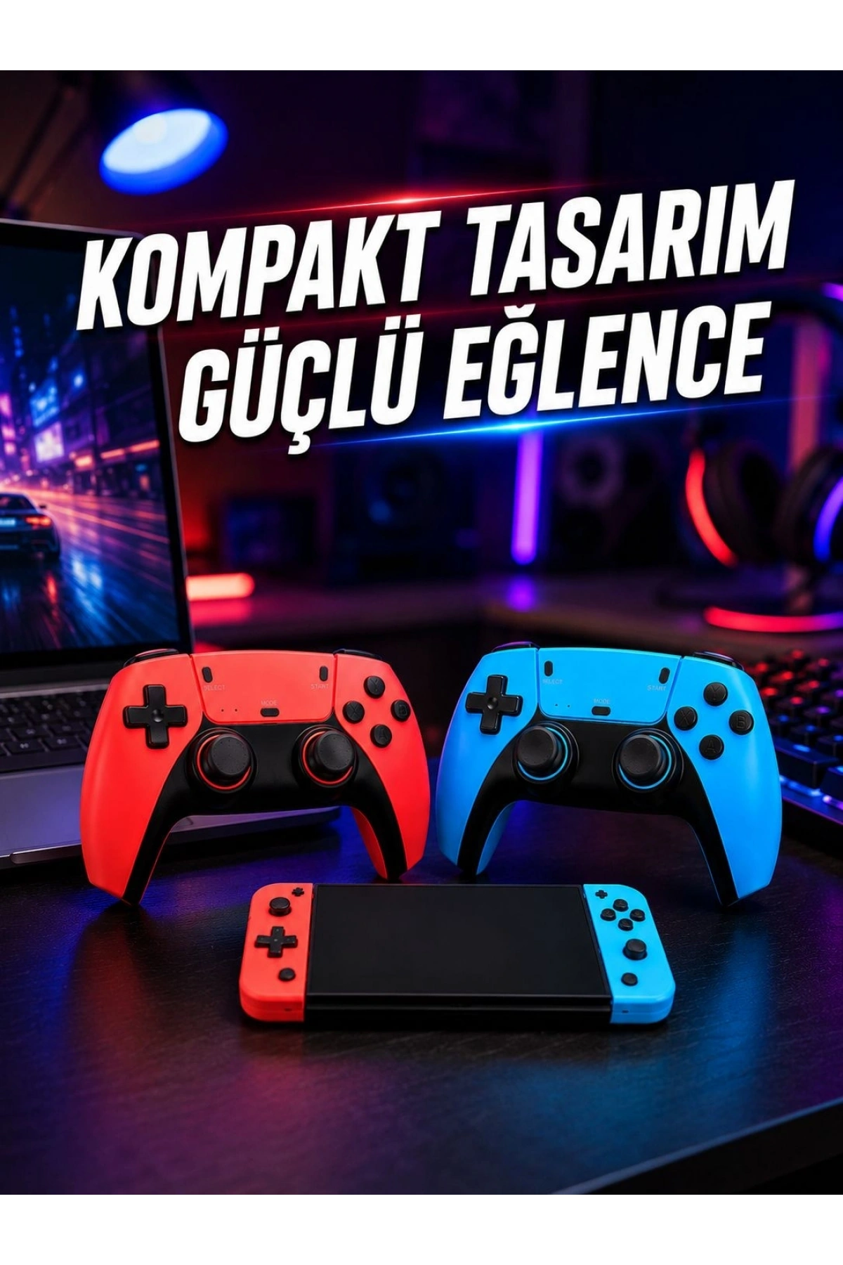 Kablosuz Retro Oyun Konsolu HDMI TV Bağlantılı Çift Gamepad Seti