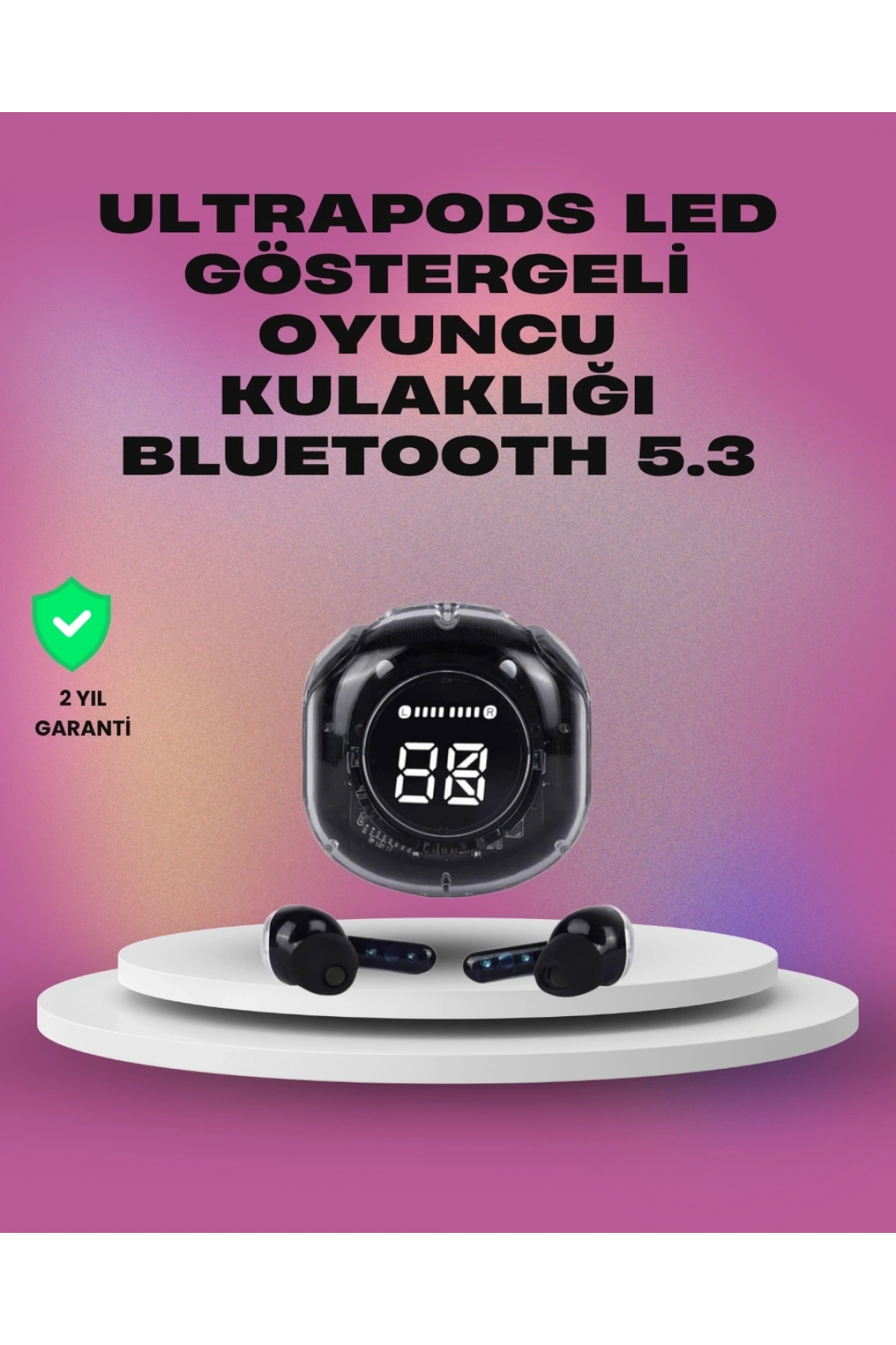 Kablosuz Şarj Destekli Hafif ve Güçlü Kulaklık