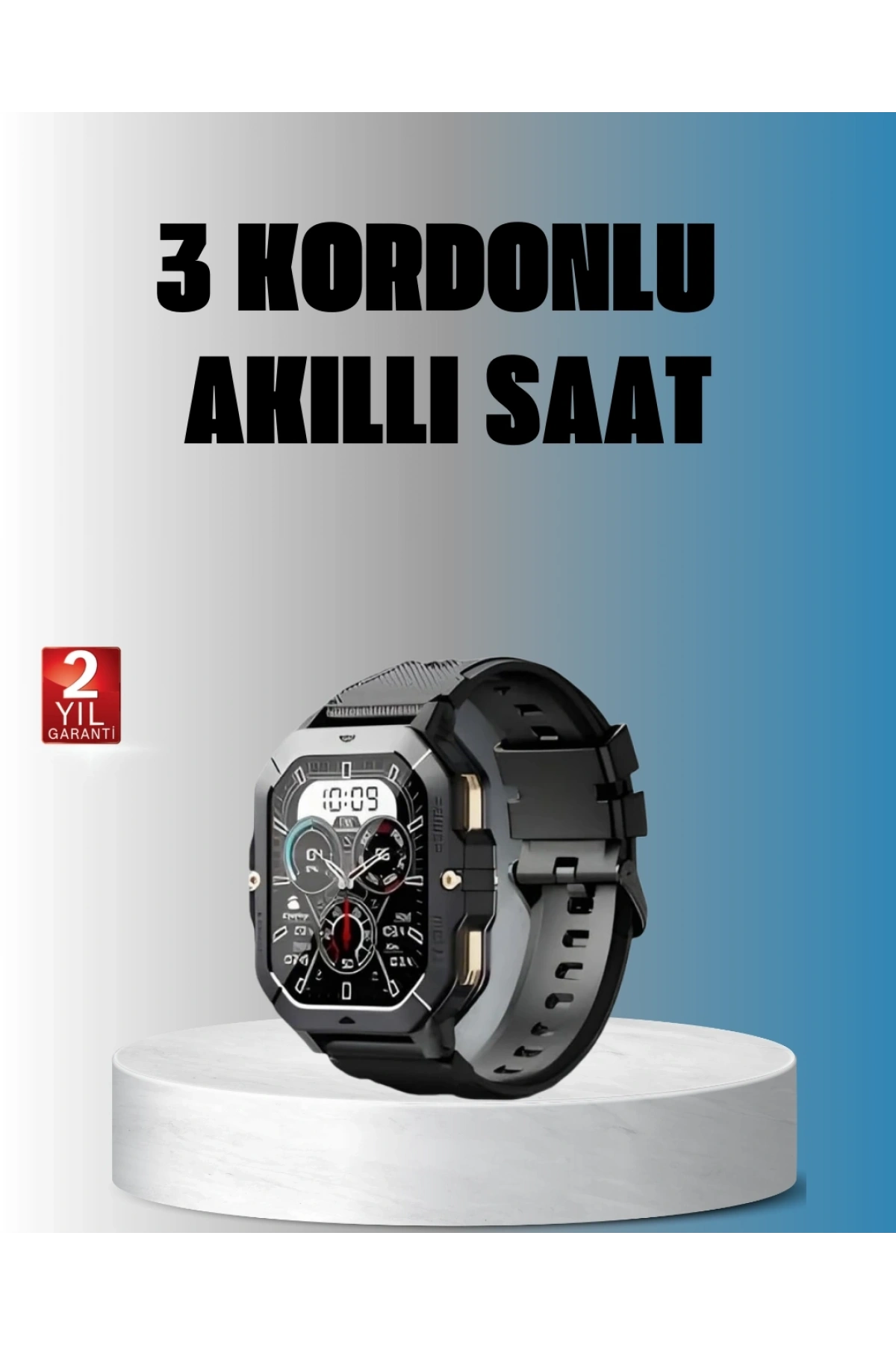 Kablosuz Şarjlı Akıllı Saat Ultra İnce Tasarım