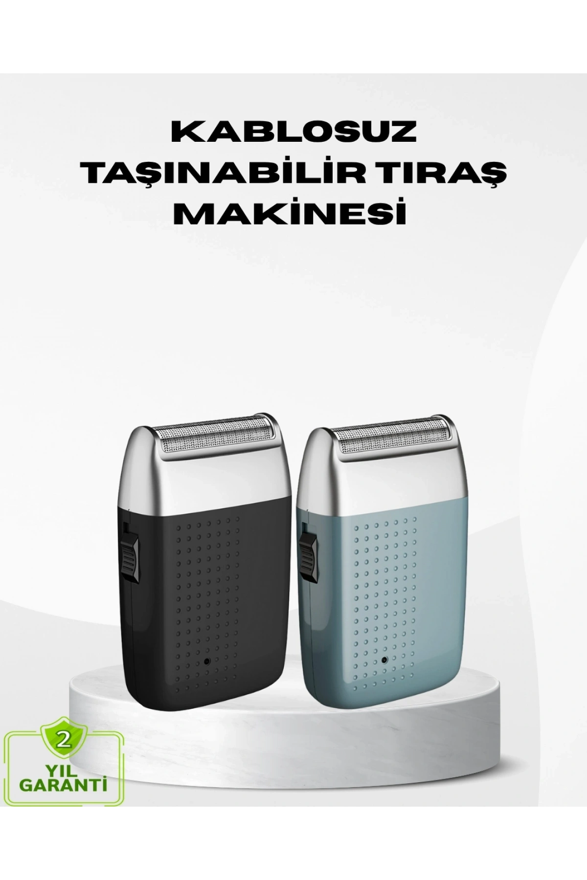 Kablosuz Şarjlı Sakal Tıraş Makinesi – Kuru Kullanım, Uzun Pil Ömrü