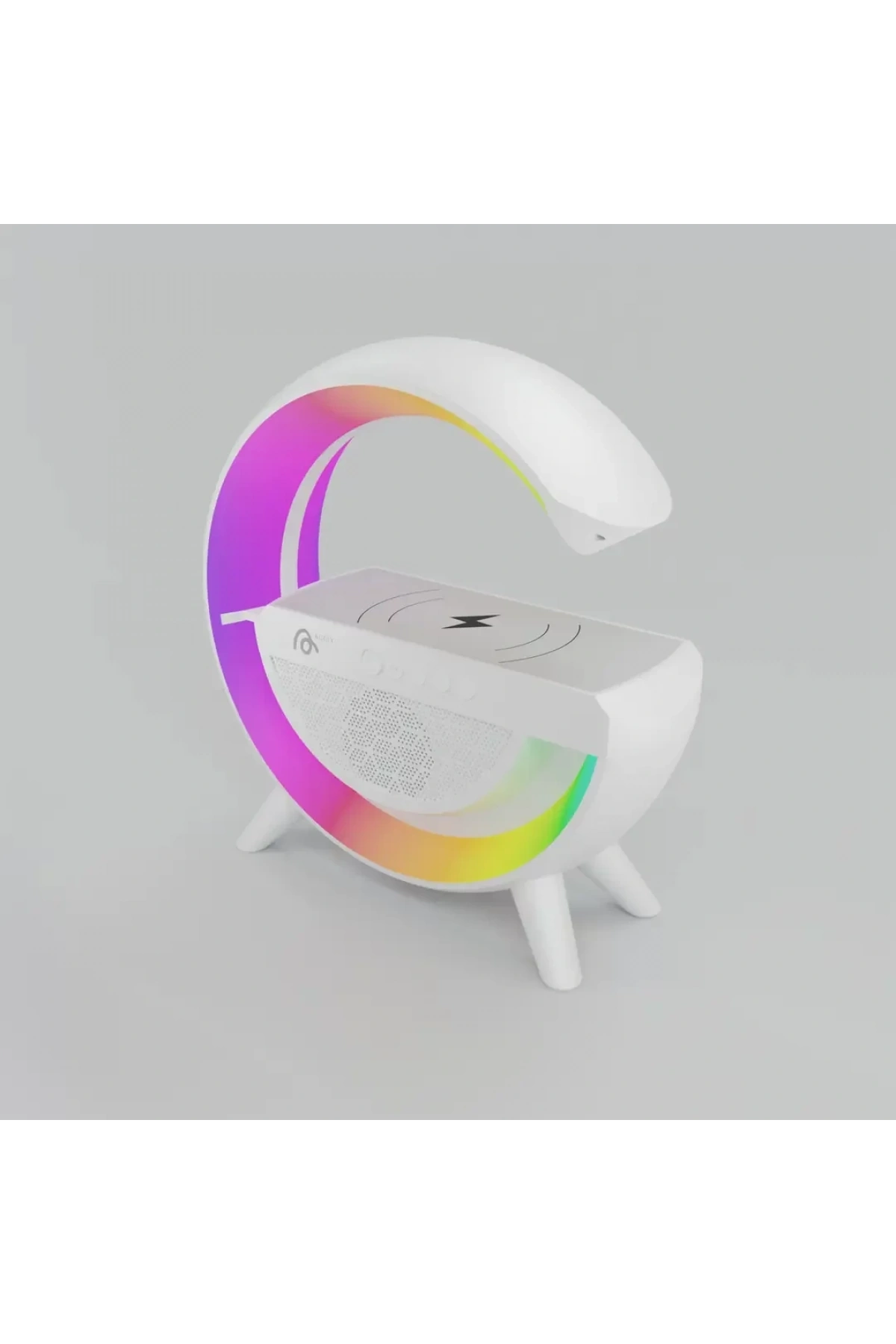 Kablosuz, Usb Bağlantılı, Ekstra Uzun Pil Ömürlü, 7 Renk Seçenekli Ambiyans Işığı,Telefon Şarj Standı BT2301 (5047)