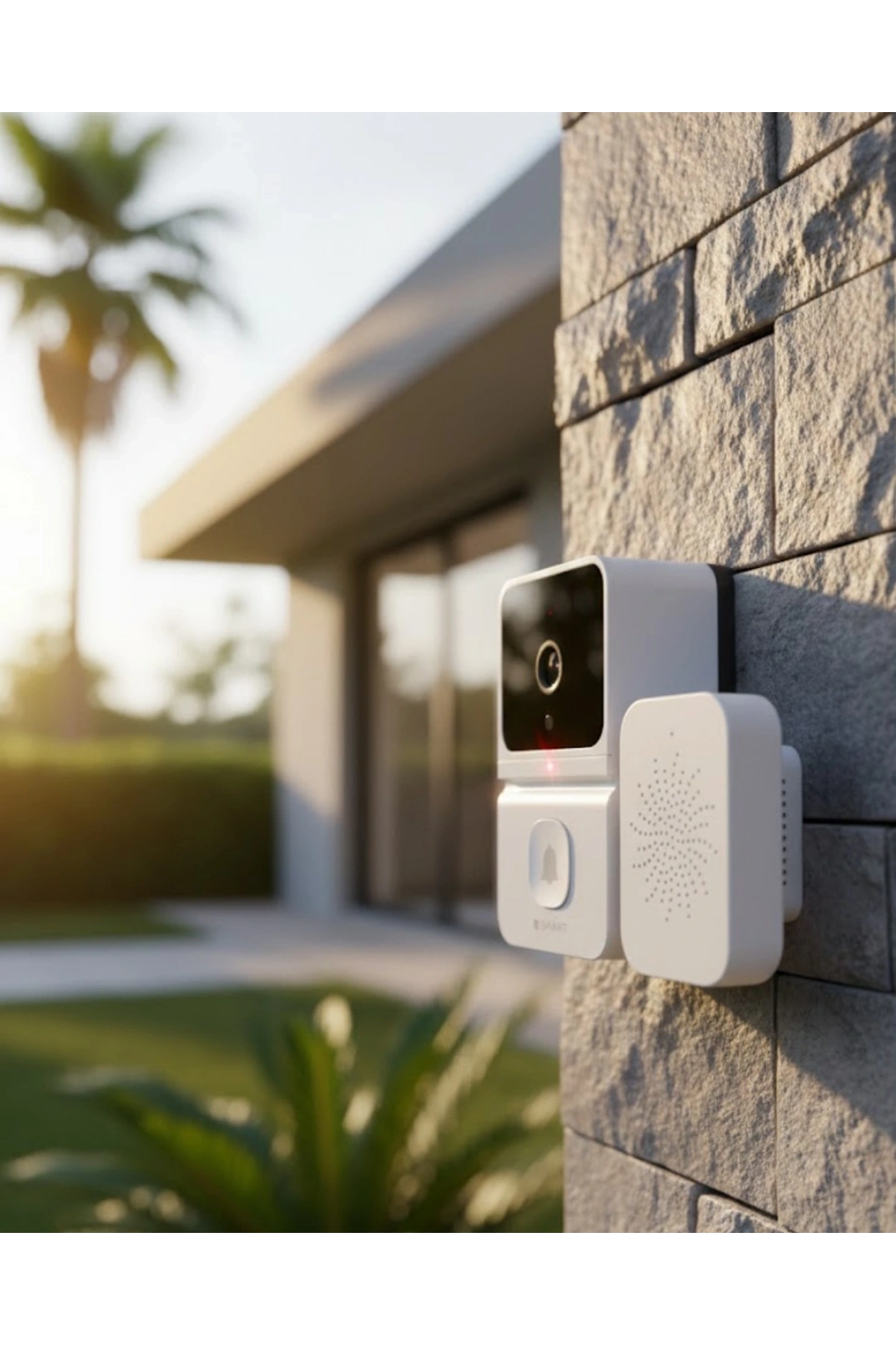 Kablosuz Video Kapı Zili Android iOS Uyumlu Güvenlik Kamerası