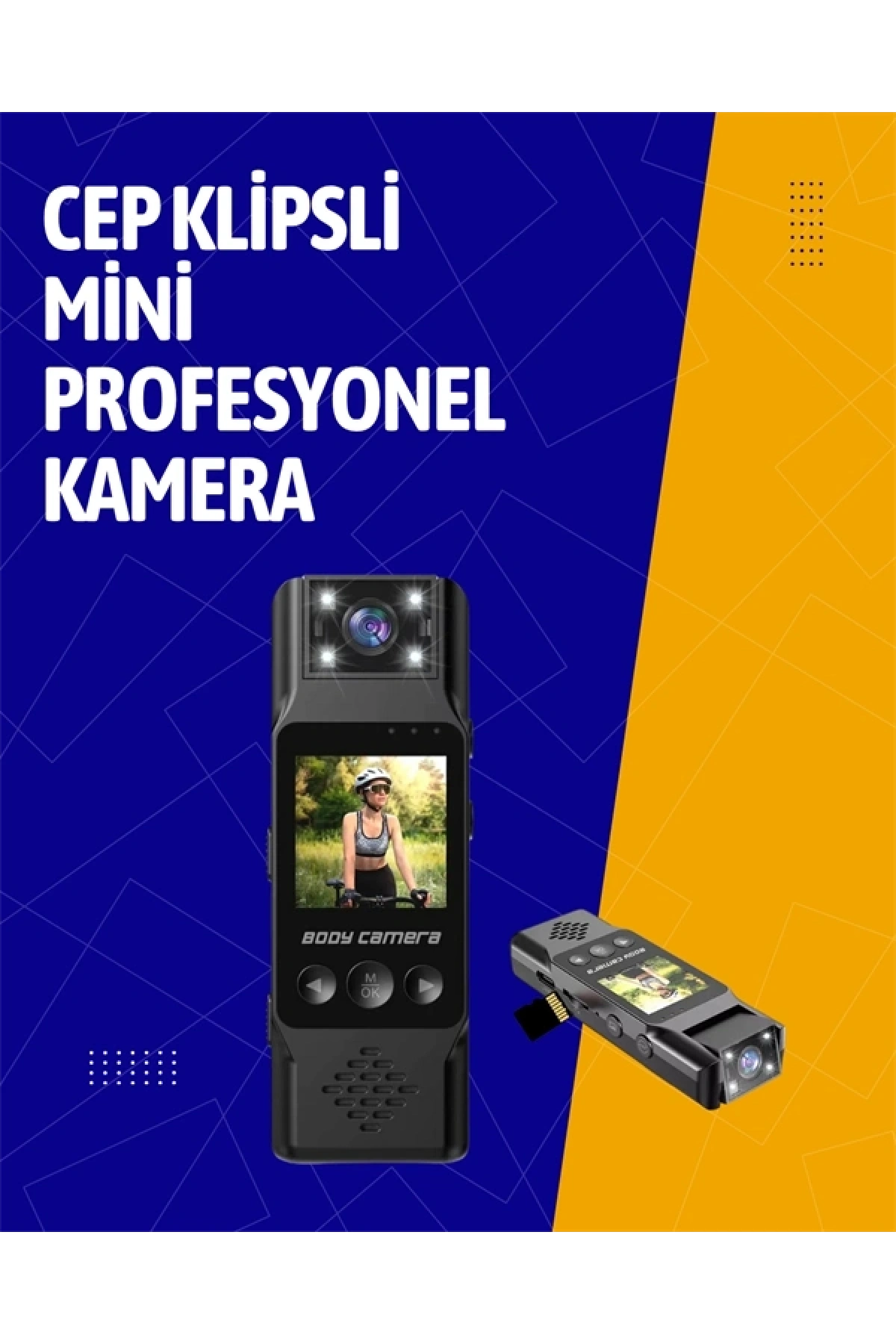 Kablosuz WiFi Bağlantılı Full HD Mini Kamera – Döngüsel Kayıt ve Hareket Algılama Özellikli