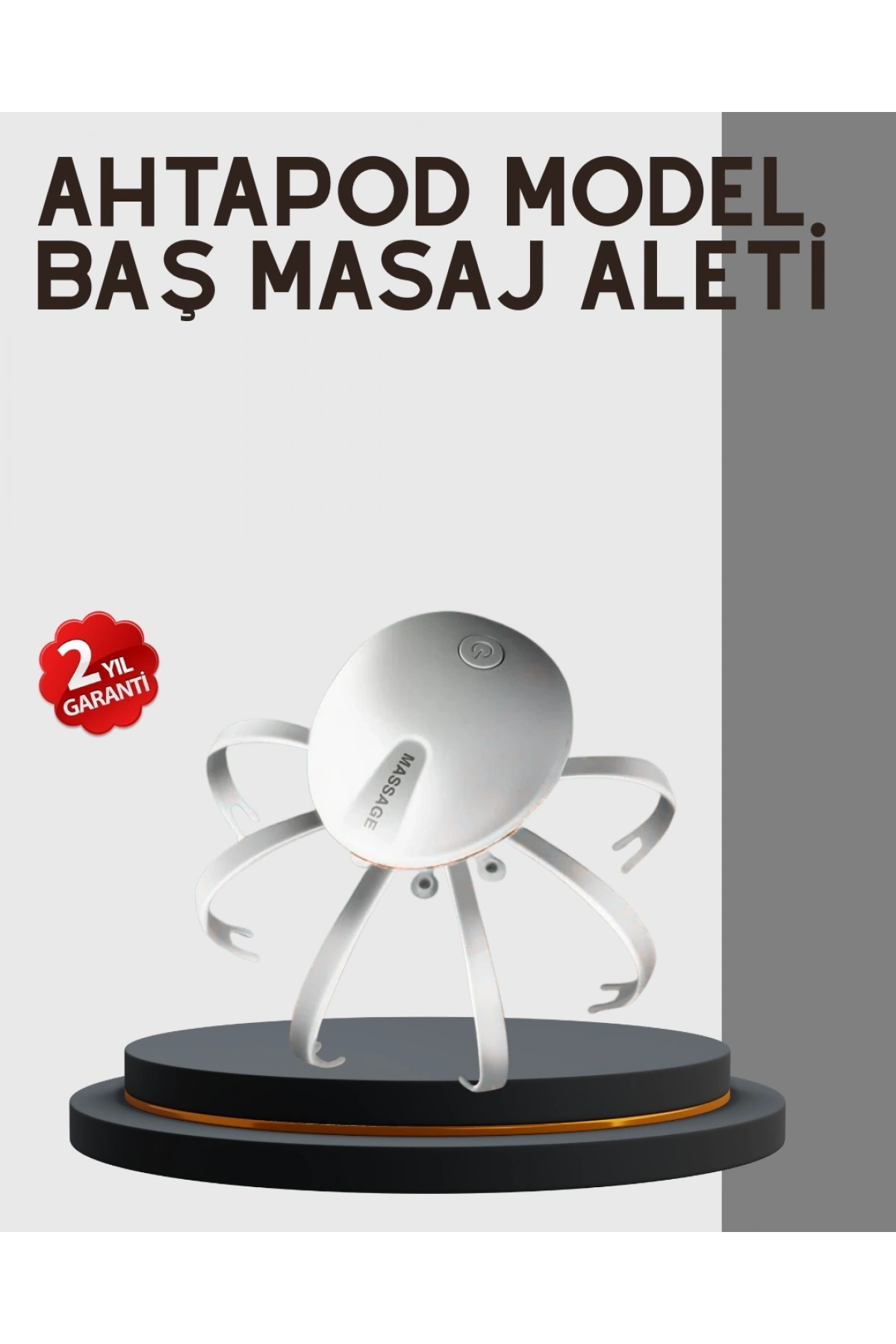 Kafa Derisi Masaj Aleti USB-C Şarjlı Rahatlatıcı ve Canlandırıcı Masaj