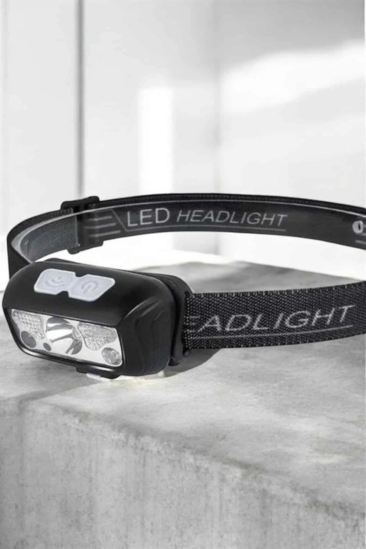 Kafa Lambası Kamp Lambası Sensörlü Şarjlı Ayarlanabilir