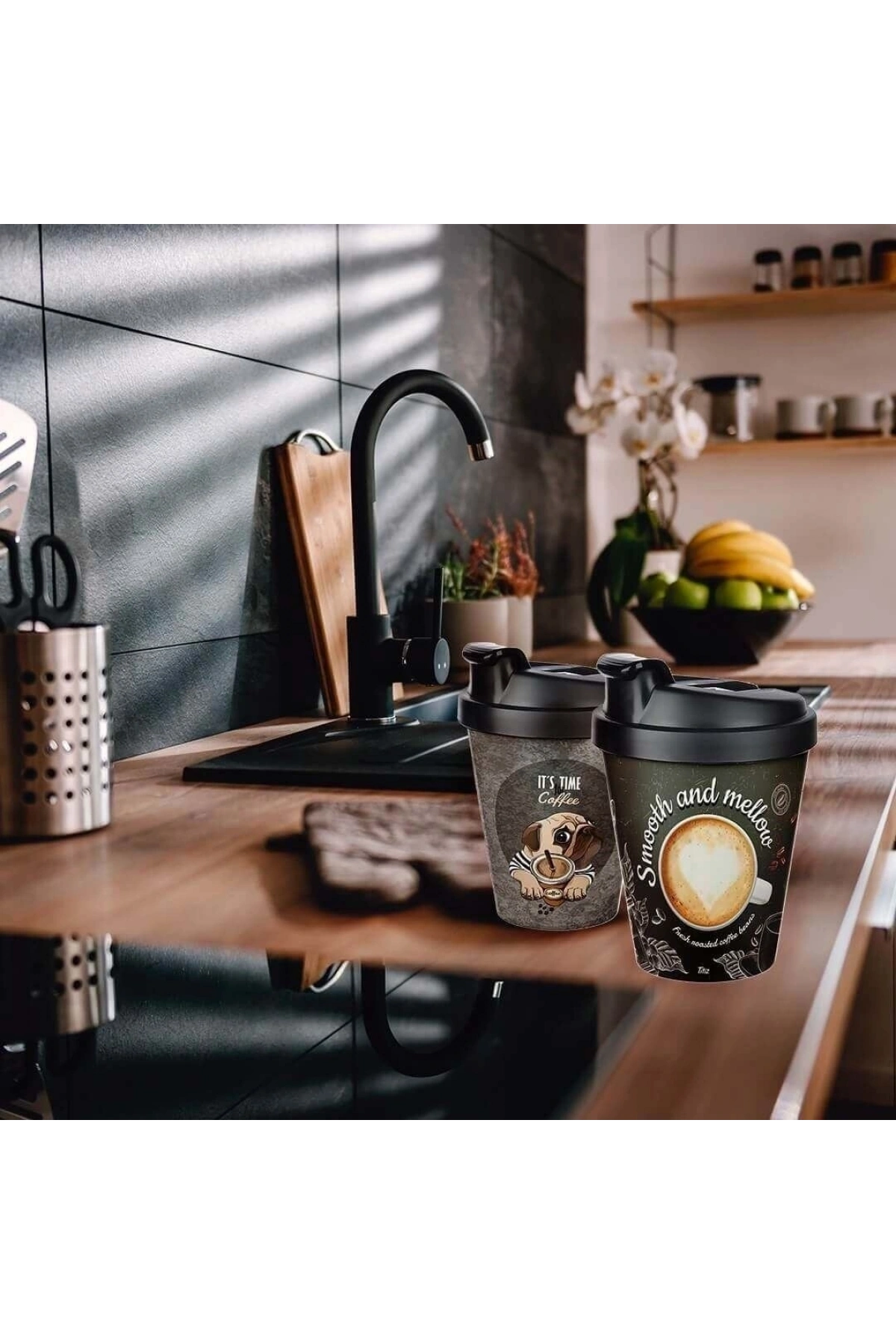 Kahve Bardağı - Termoslu 400ml - 13,5 oz