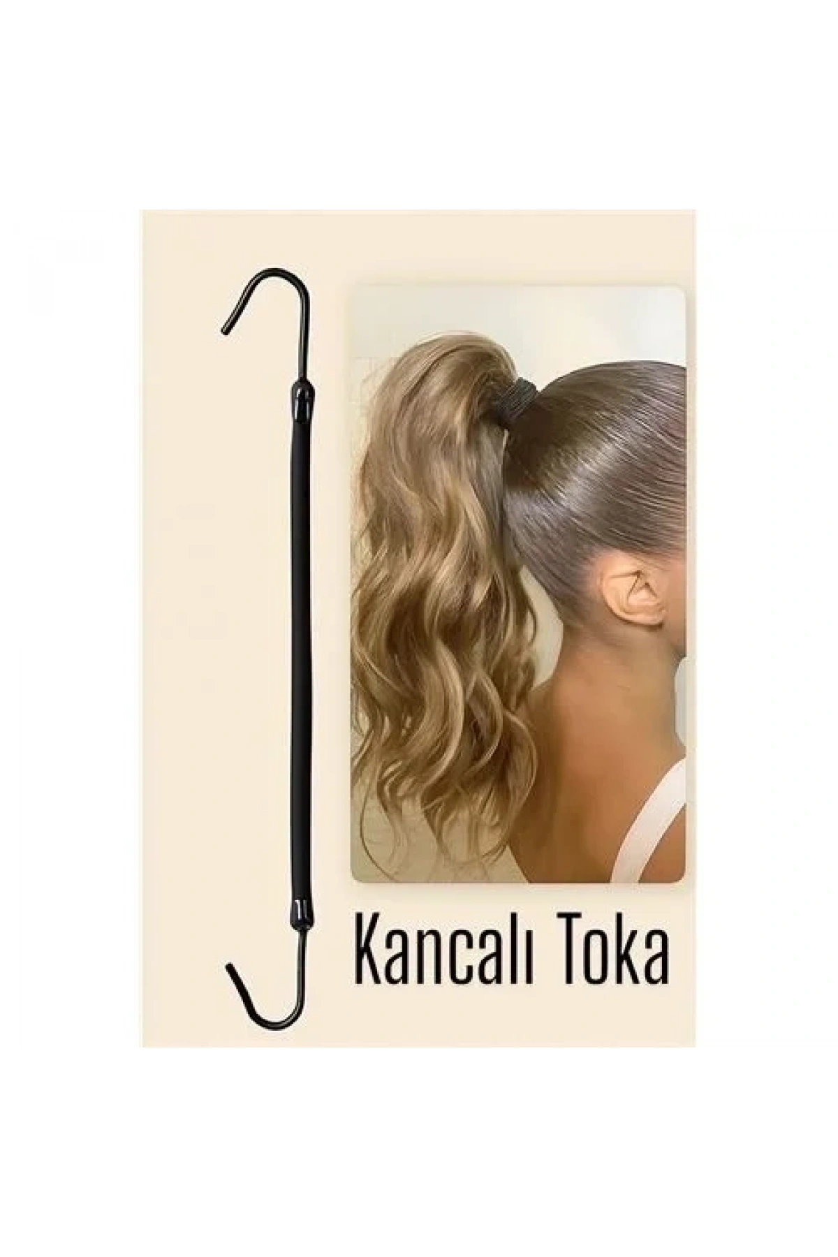 Kancalı At Kuyruğu Lastik Toka 1 Adet 717249