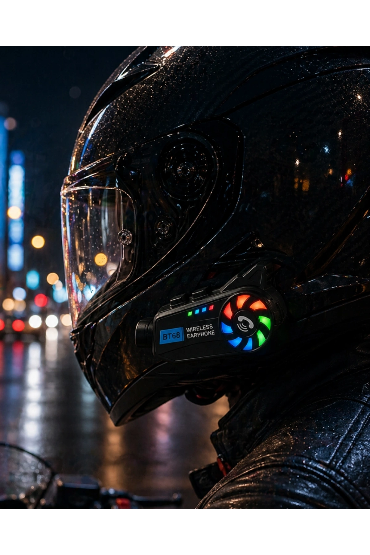 Kask Üstü Kamera Bluetooth Müzik ve Çağrı Özellikli Geniş Açılı Lens