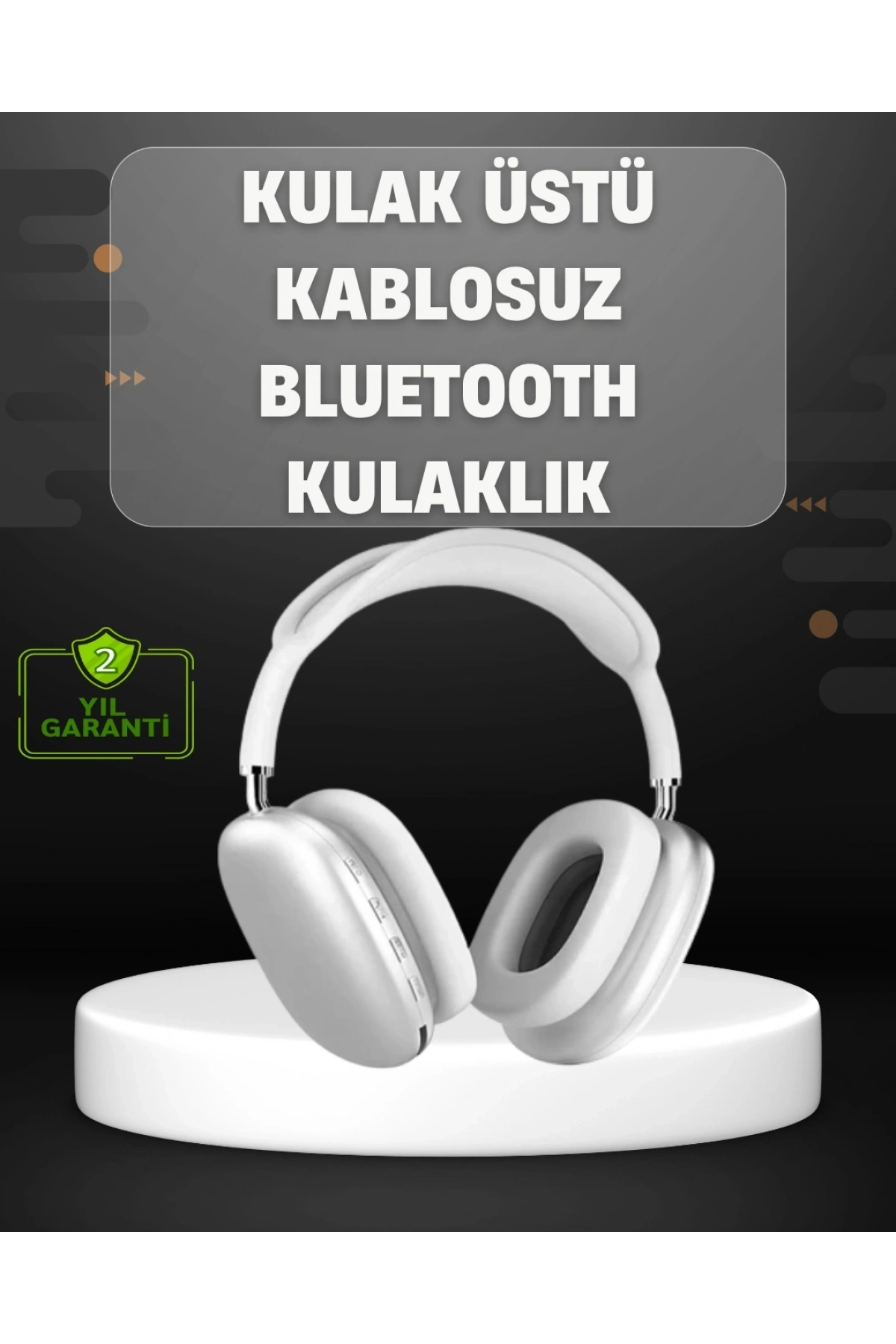 Katlanabilir Bluetooth V5.0 Kablosuz Kulaklık | 400 mAh, Gürültü Azaltma
