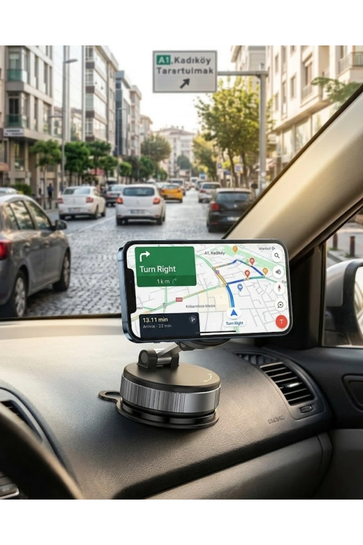 Katlanabilir Manyetik Telefon Tutucu Araç Konsol Telefon Standı